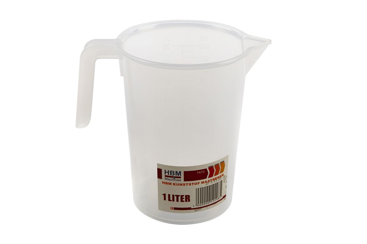 HBM Vaso medidor de plástico de 1 litro