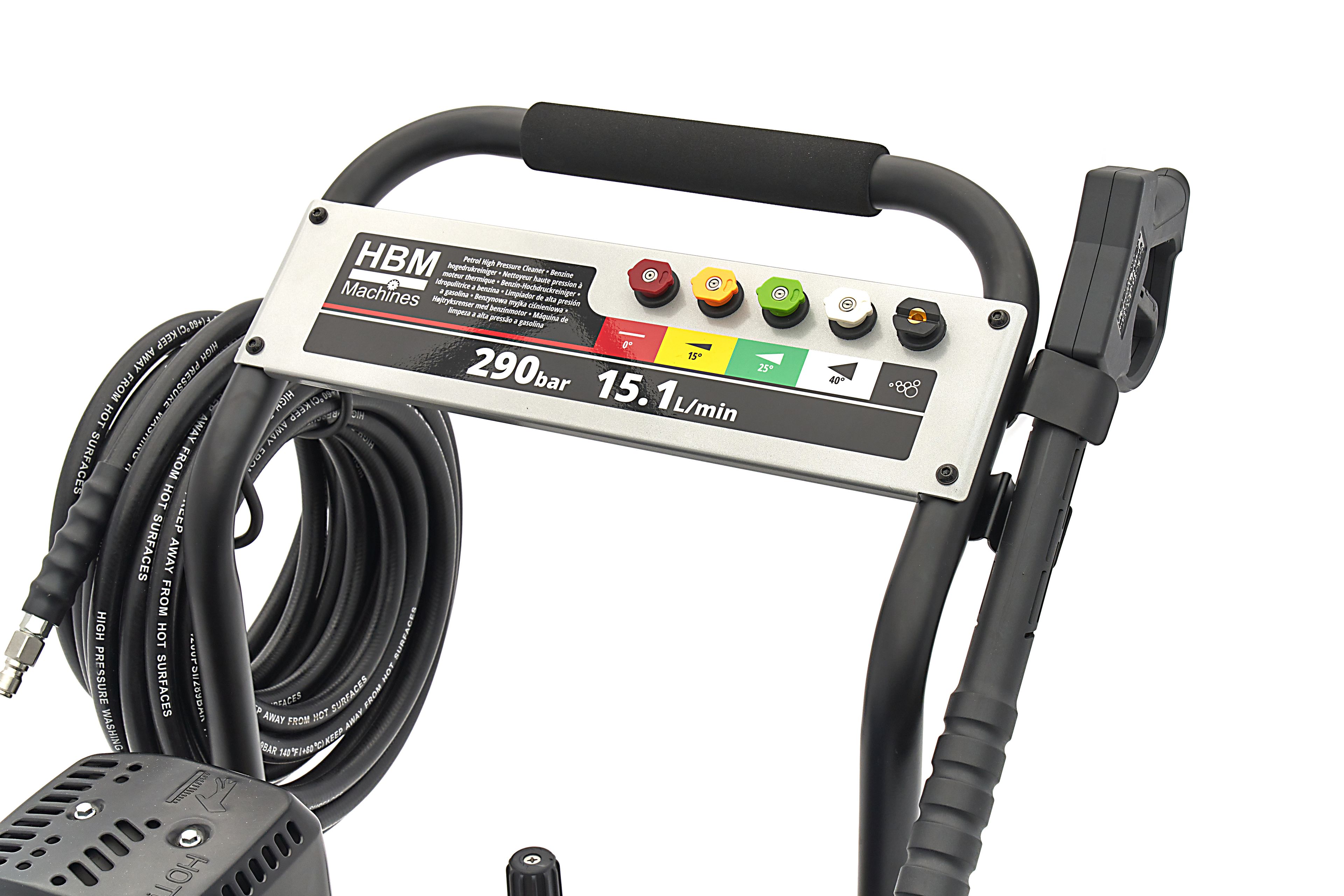 HBM benzine hogedrukreiniger 290 bar 15,1L/min 459cc Image 19