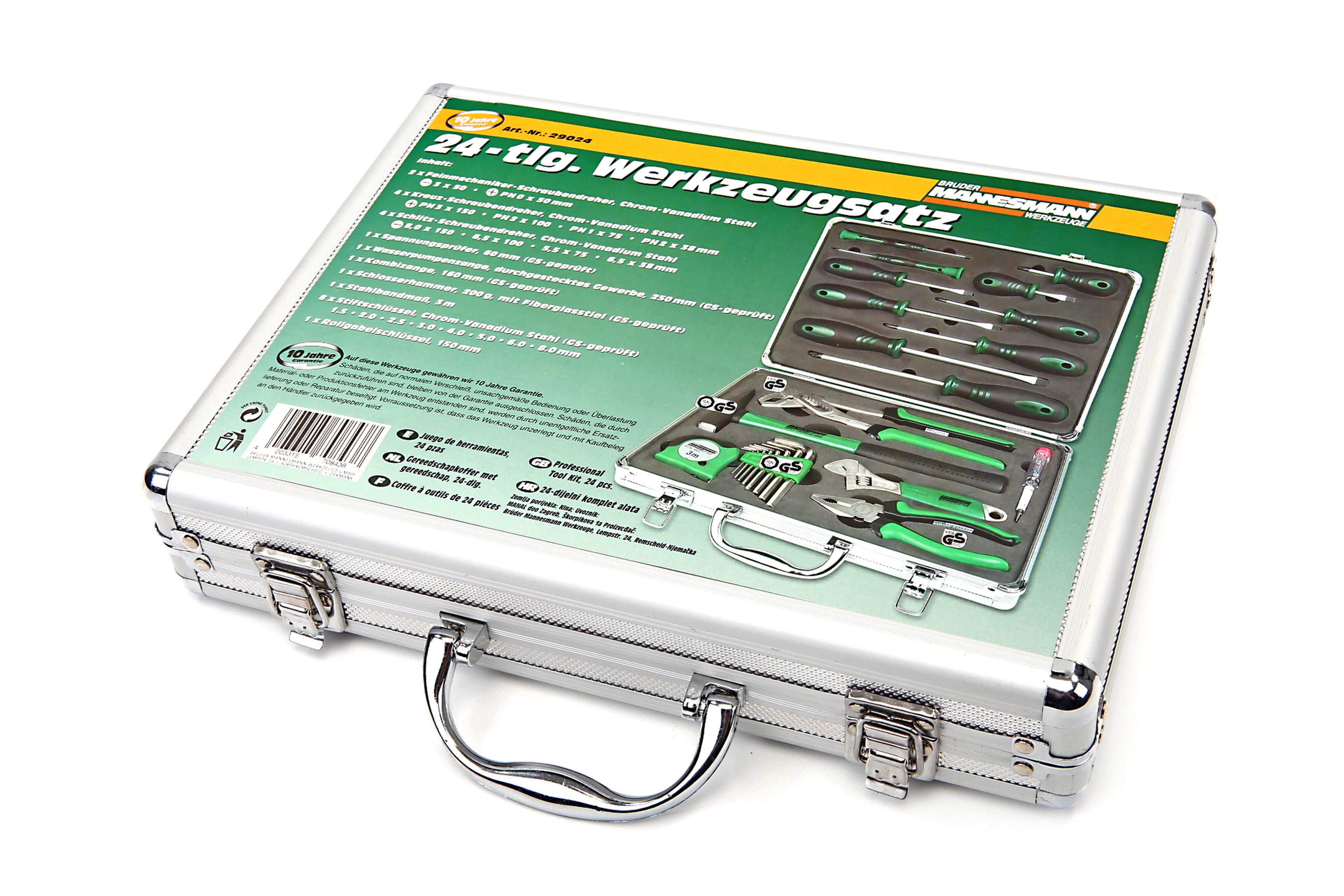 Mannesmann 24 Delige Gereedschapset in Aluminium Koffer - 29024 Image 3