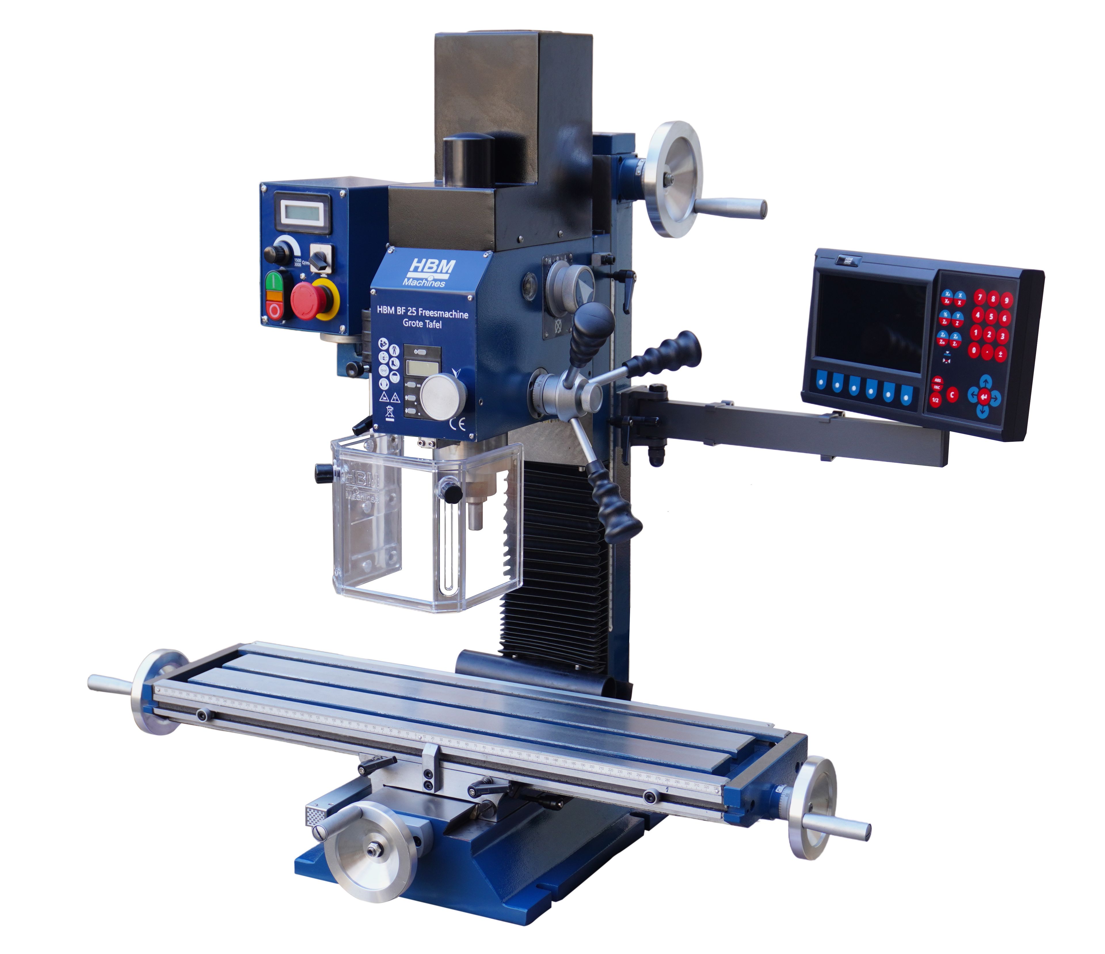 HBM freesmachine BF 25 digitale uitlezing Image 4