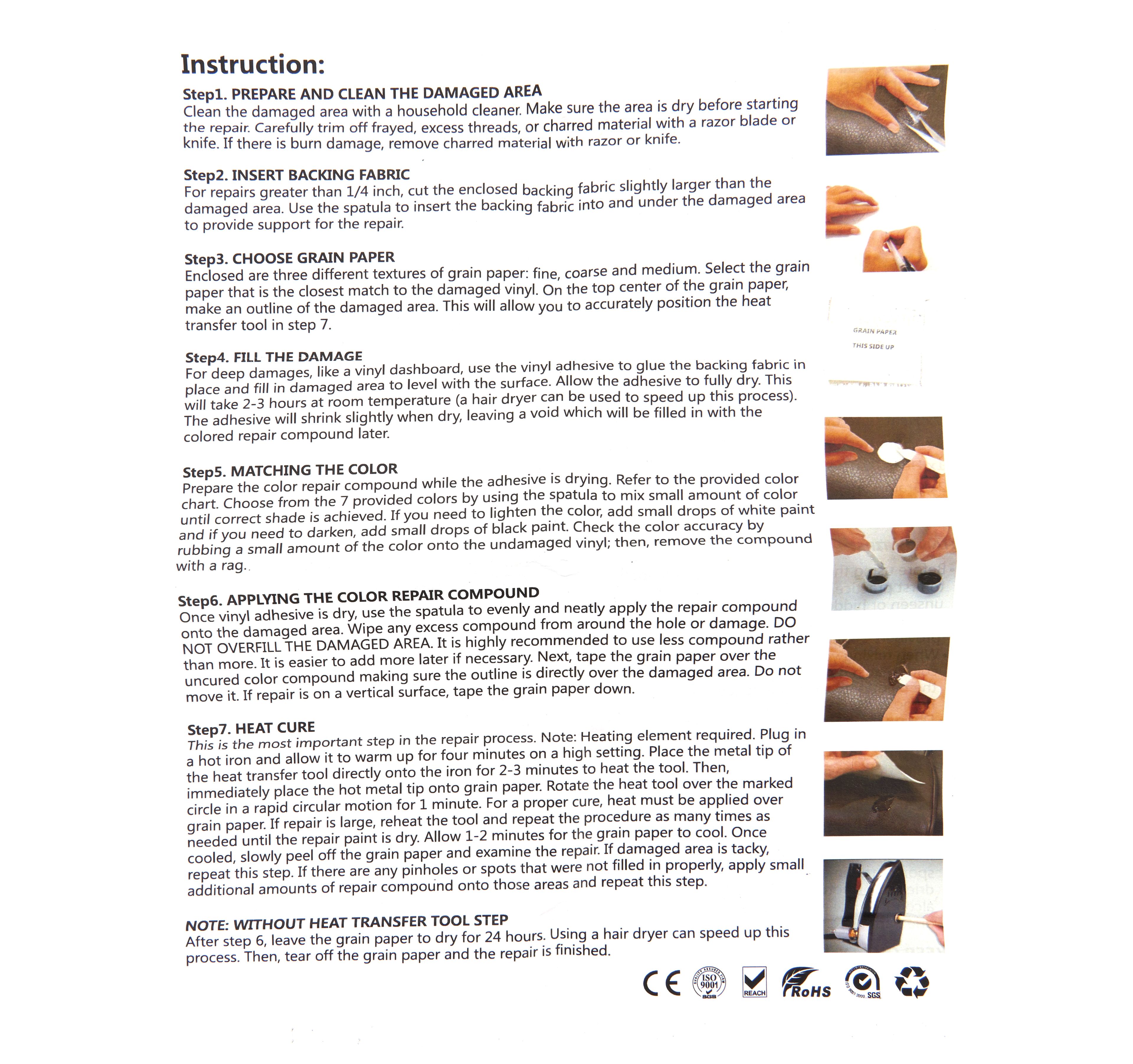 Set de Reparación de Cuero y Vinilo HBM Deluxe Image 5