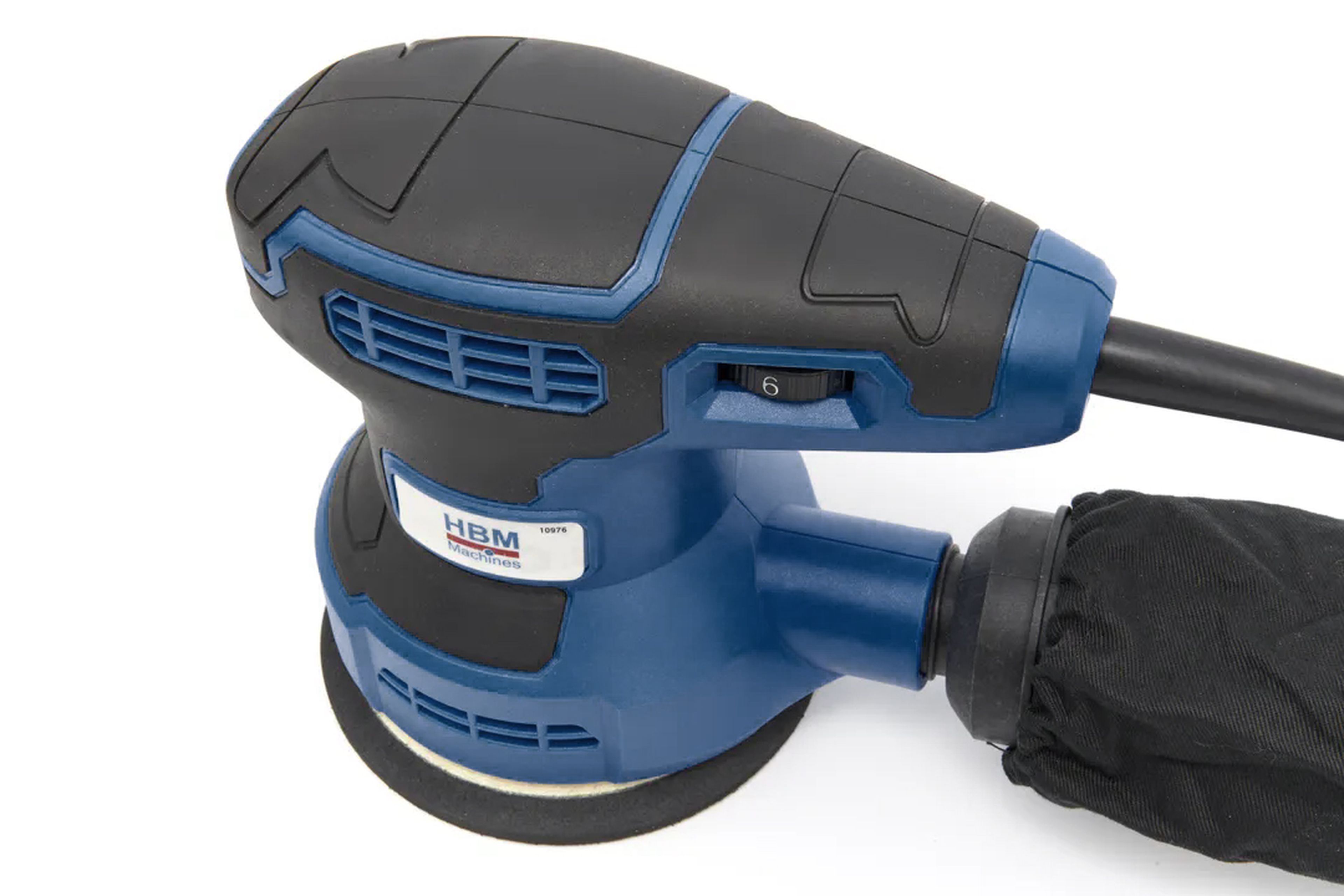 HBM Variabele Excenterschuurmachine 320 Watt Inclusief 12 Schuurvellen Image 5