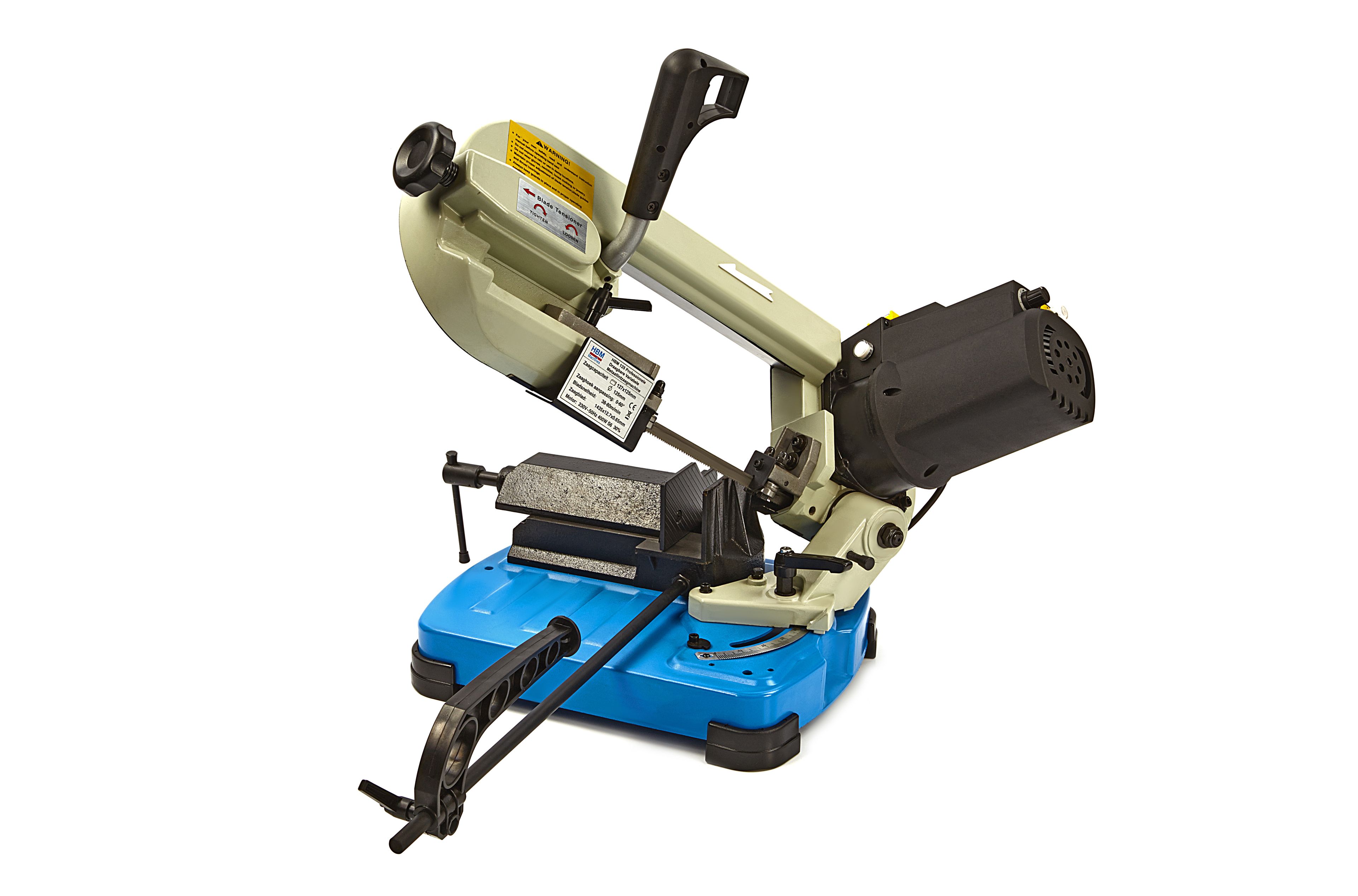 HBM 125 Sega a nastro in metallo variabile portatile professionale Image 3