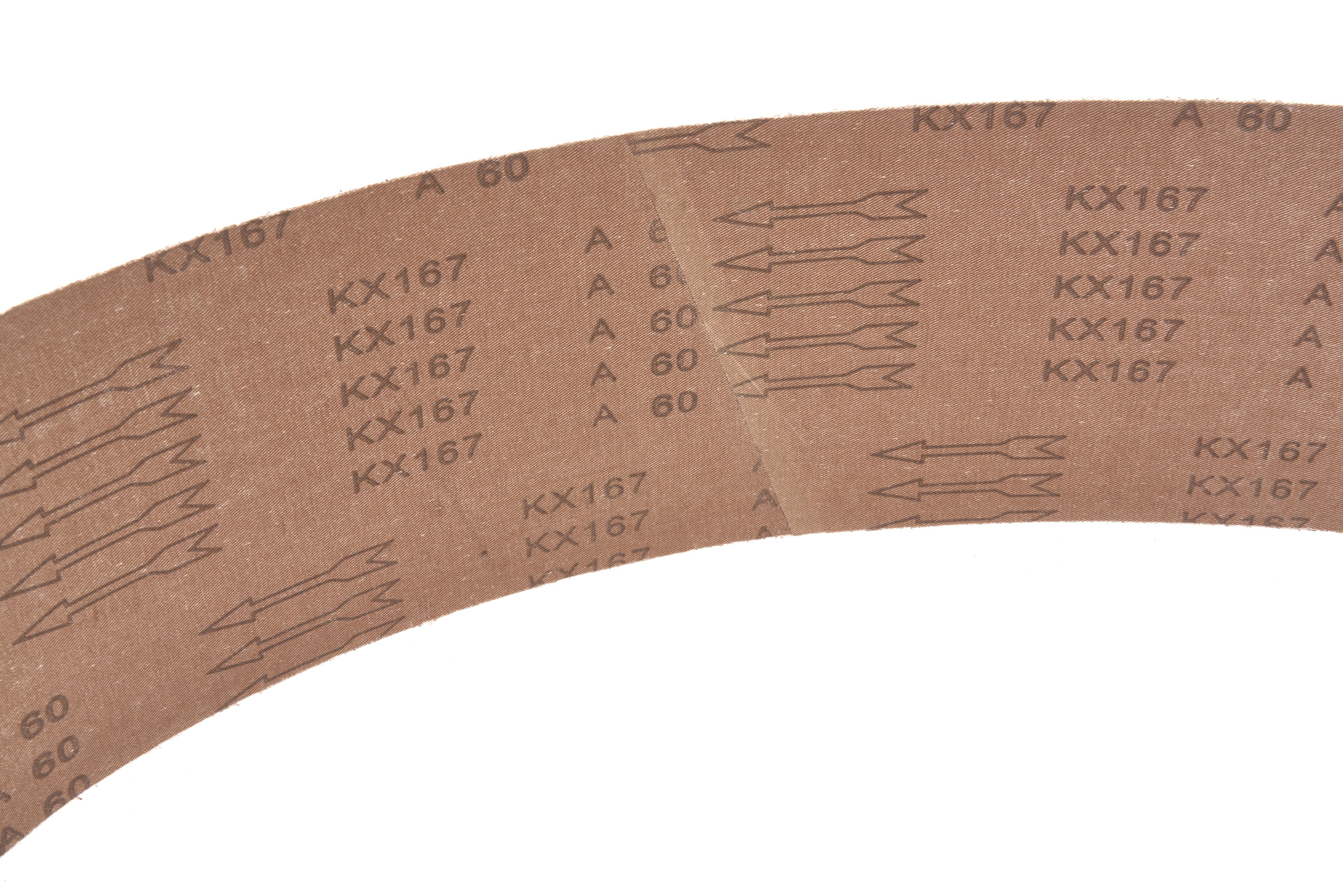 10 Bandes Abrasives 1800 X 50 Mm - Grain 400 - Pour Ponceuse à Bande, Polisseuse - Toile émeri Solide