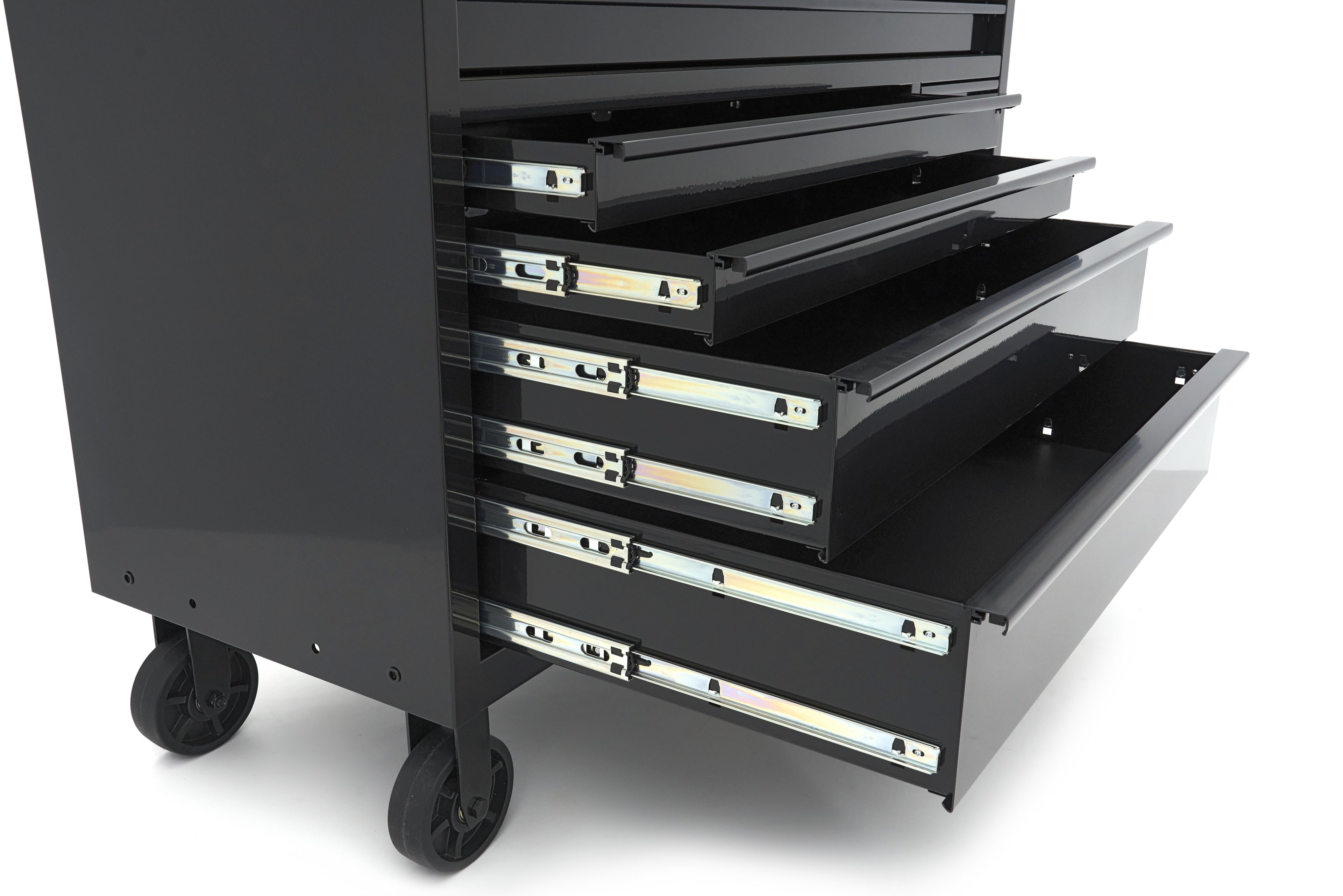 HBM gereedschapswagen, 8 laden, 142 cm, zwart Image 13