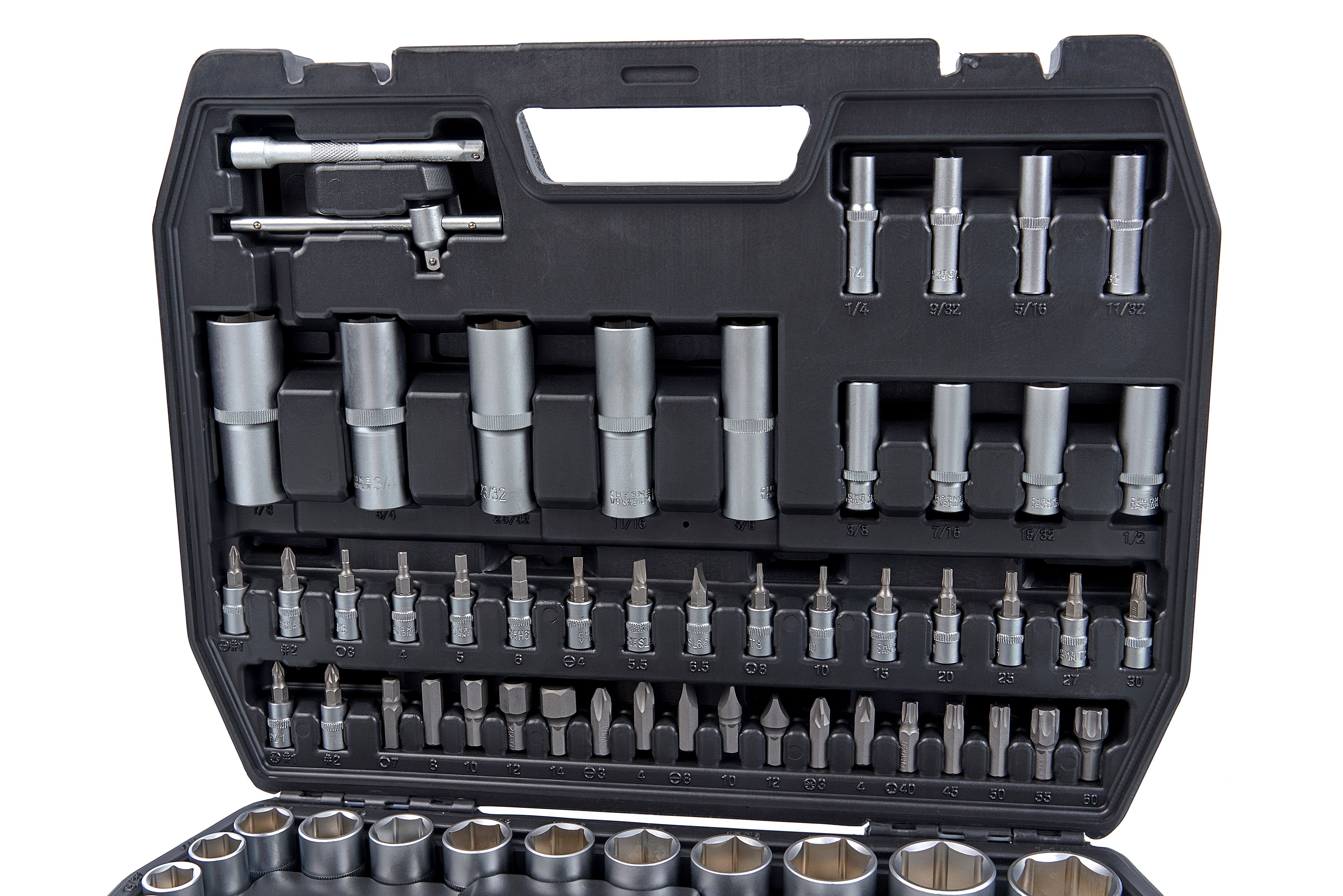 HBM 108 Delige Professionele Doppenset INCH Maten Image 3