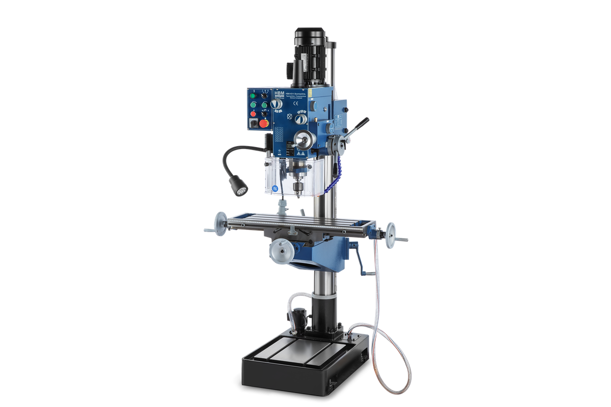HBM Bohr-, Gewindeschneid- und Fräsmaschine 40 H Deluxe komplett