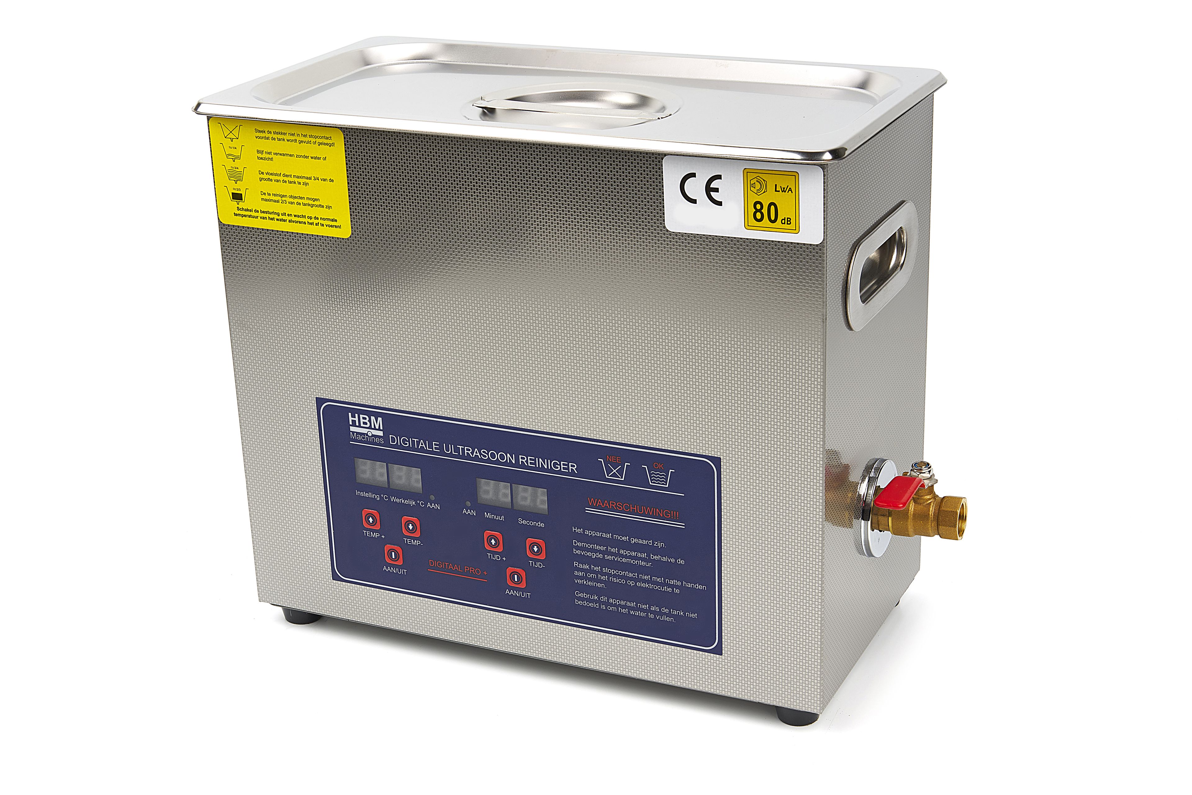 HBM Ultrasoon Reinigers 6,5 l Image 2