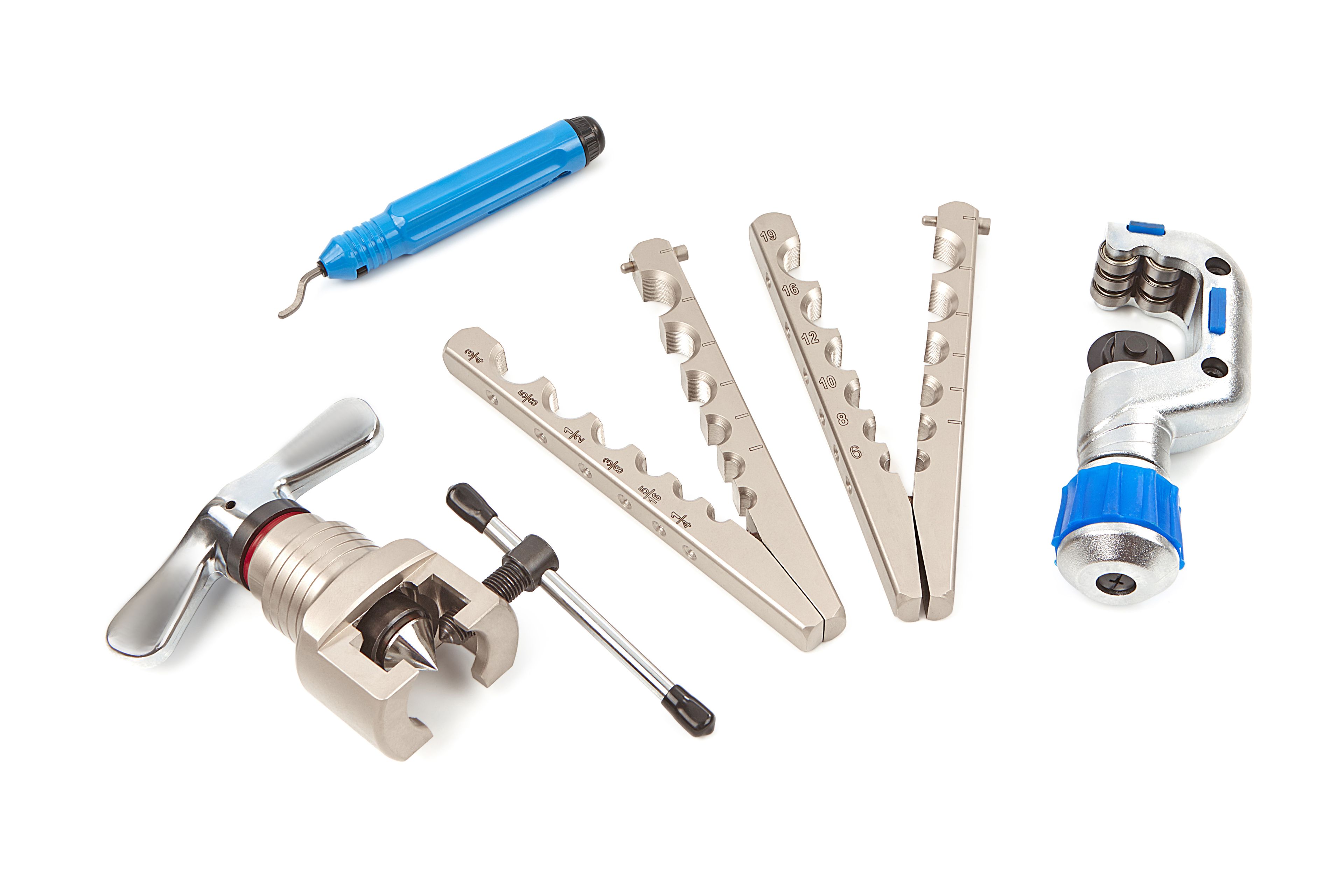 Conjunto de collar de freno de HBM con cortatubos, azul