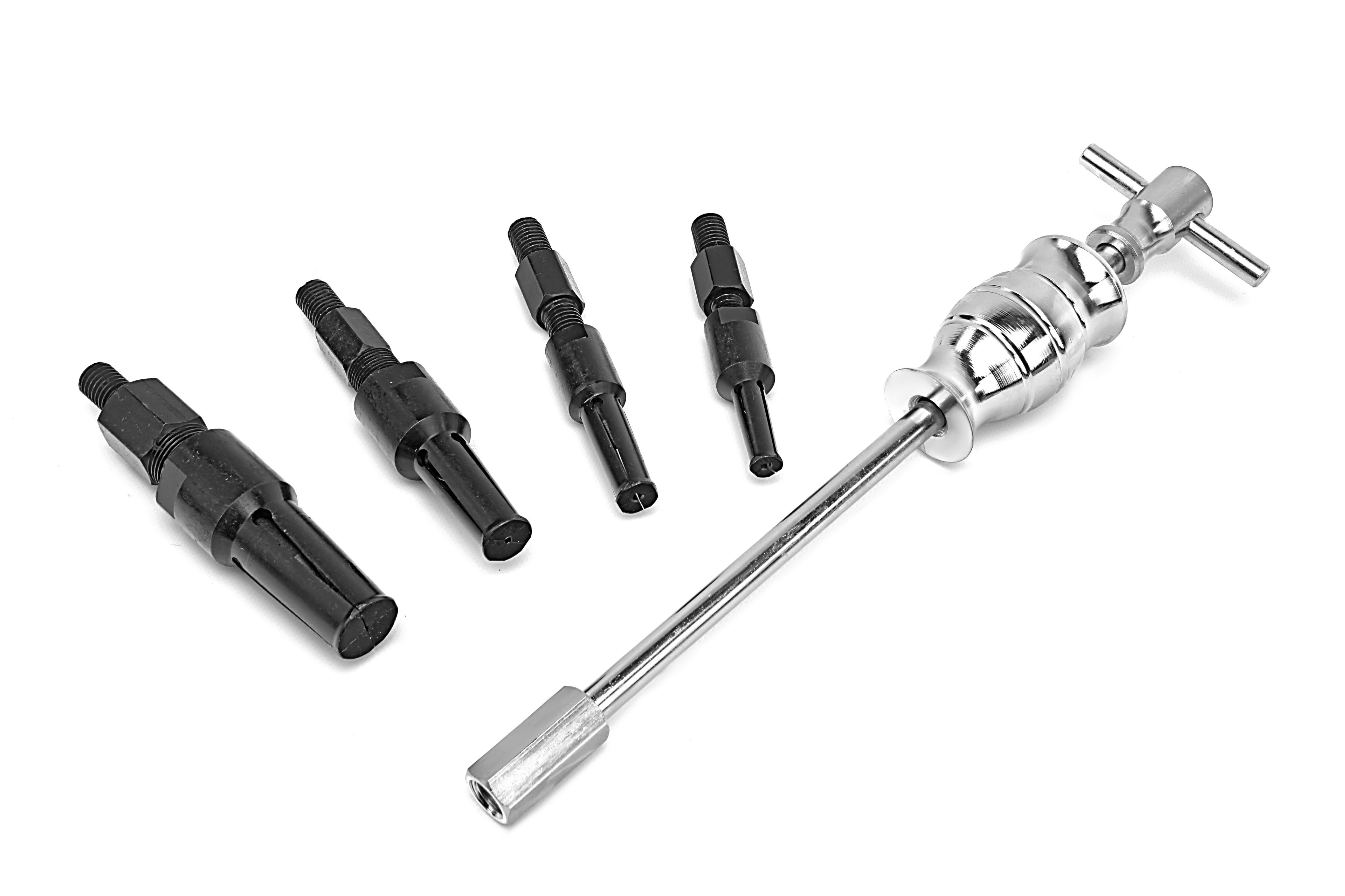 HBM Jeu d'extracteurs de roulements intérieurs encastrés 5 pièces avec déclencheur à impact Image 2