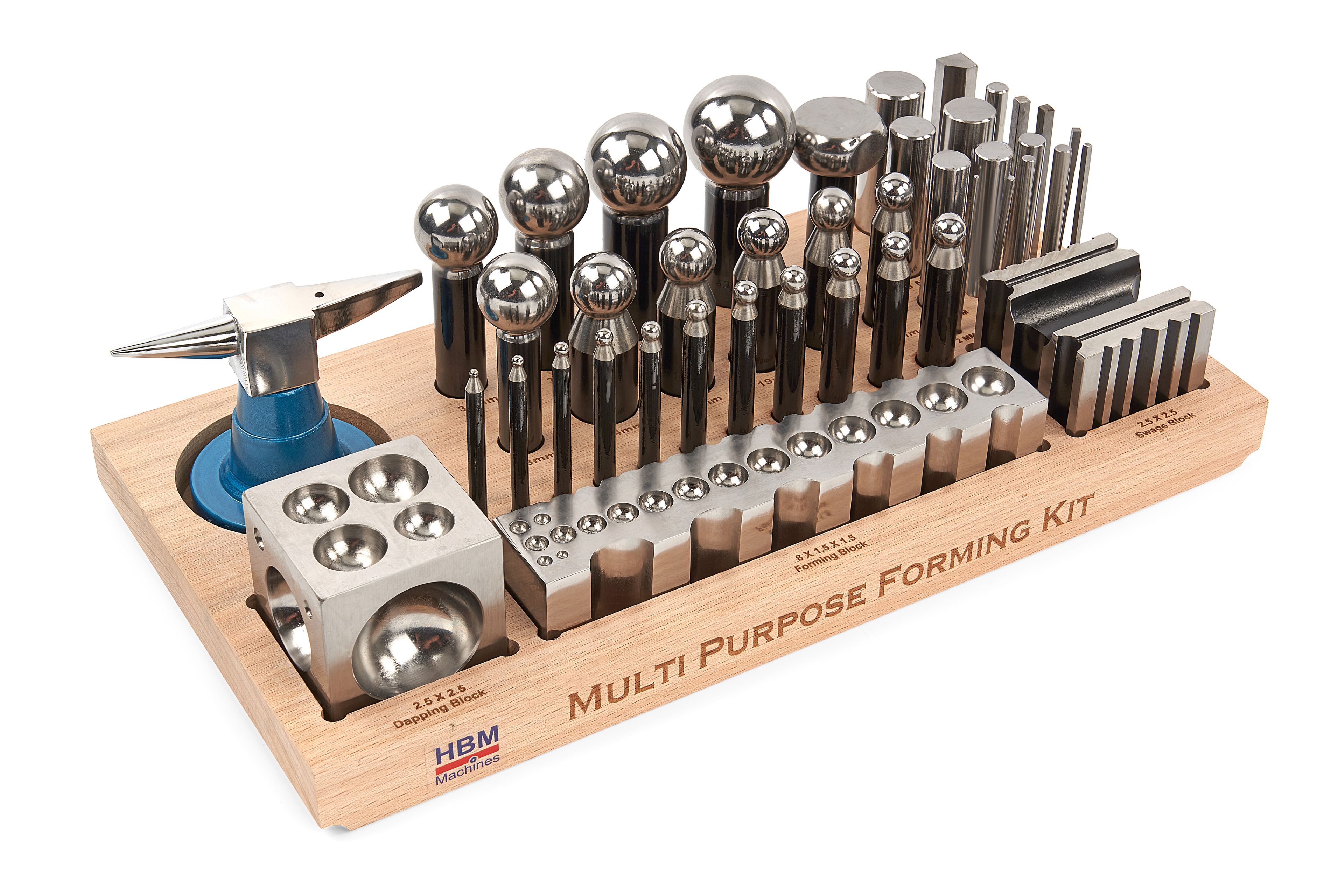 HBM Jeu de poinçons à boule avec support de luxe modèle 4 Image 2
