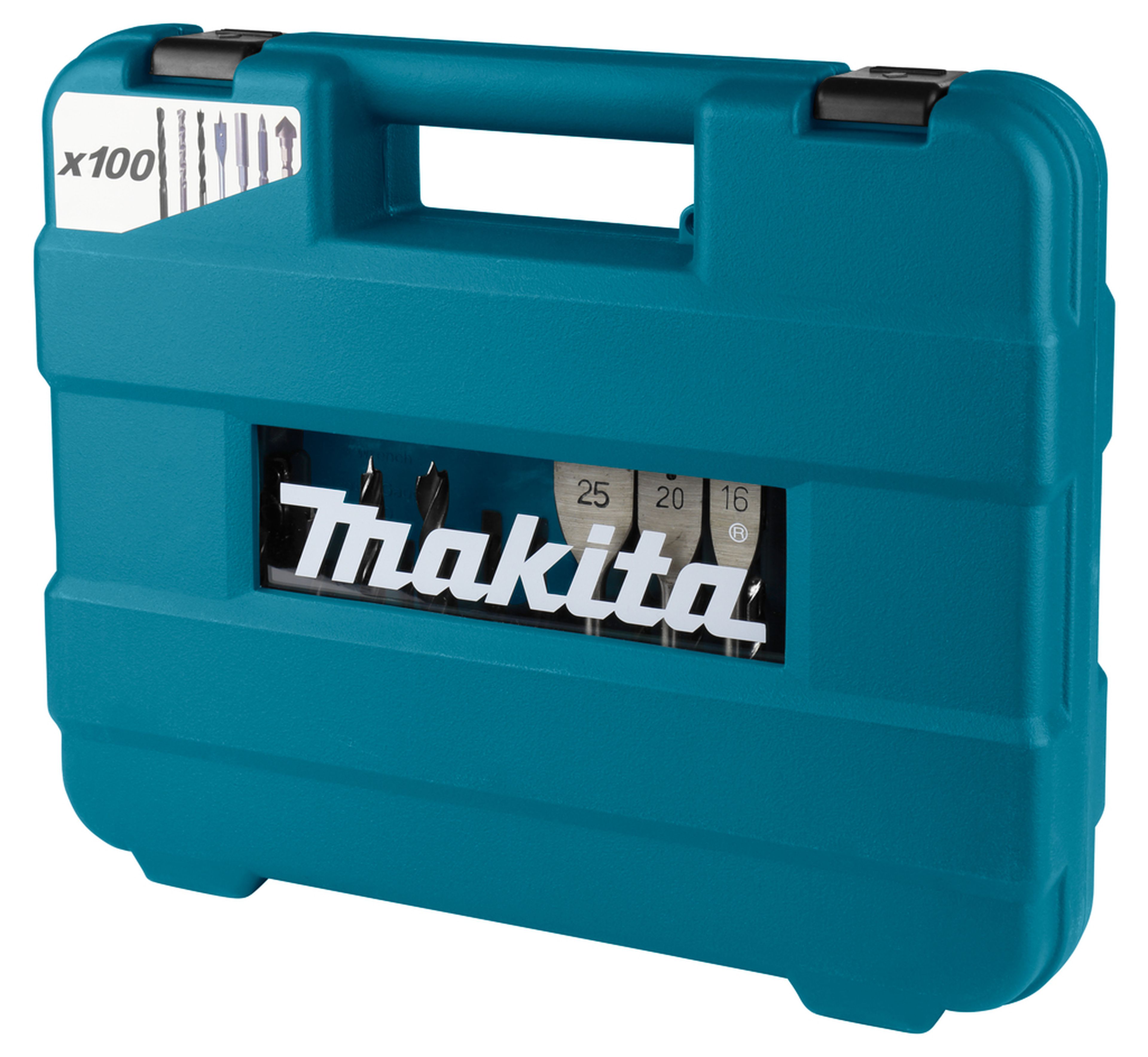 Makita set di accessori 100 pezzi in valigetta di plastica - D-47248 Image 4