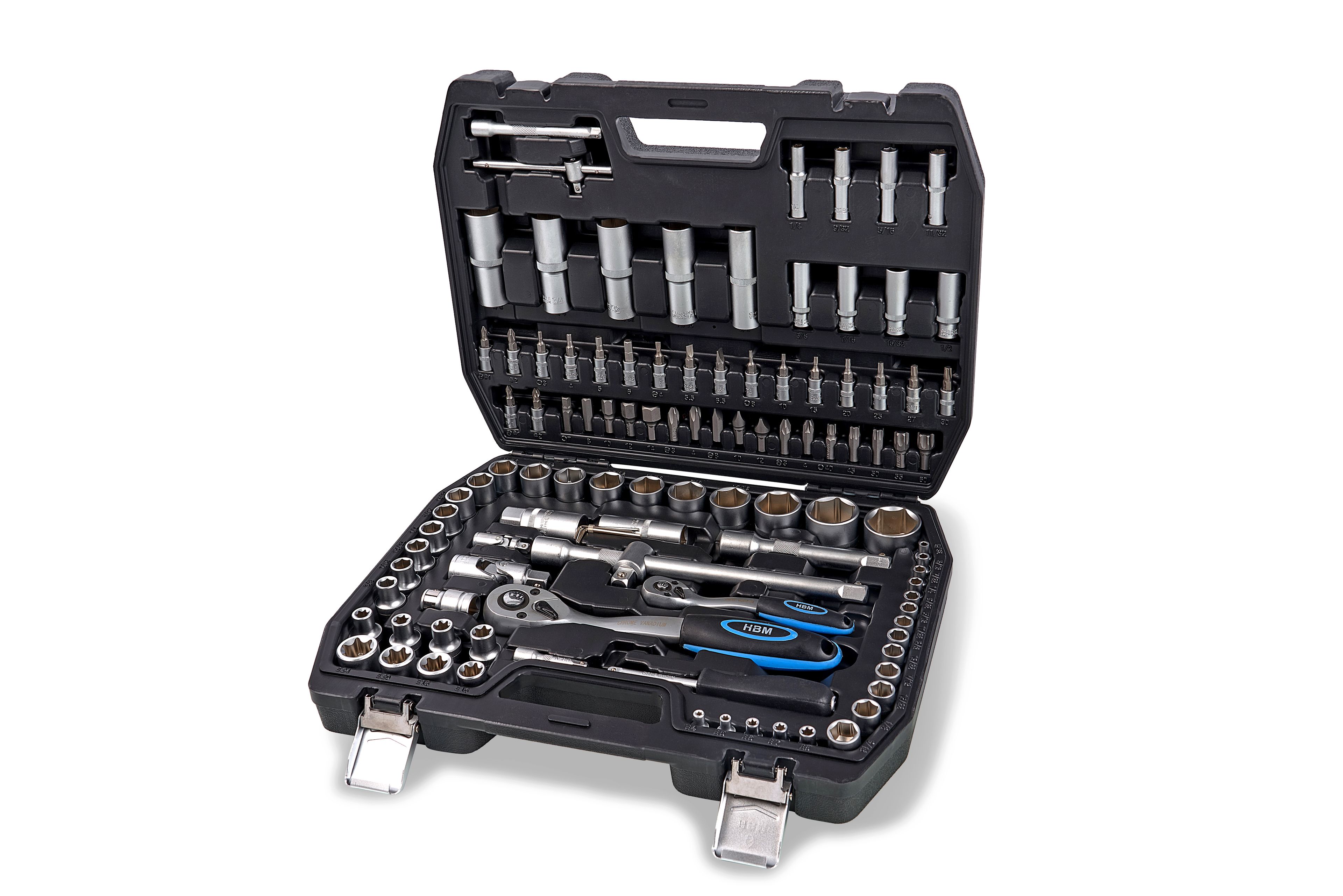 HBM 108 Delige Professionele Doppenset INCH Maten