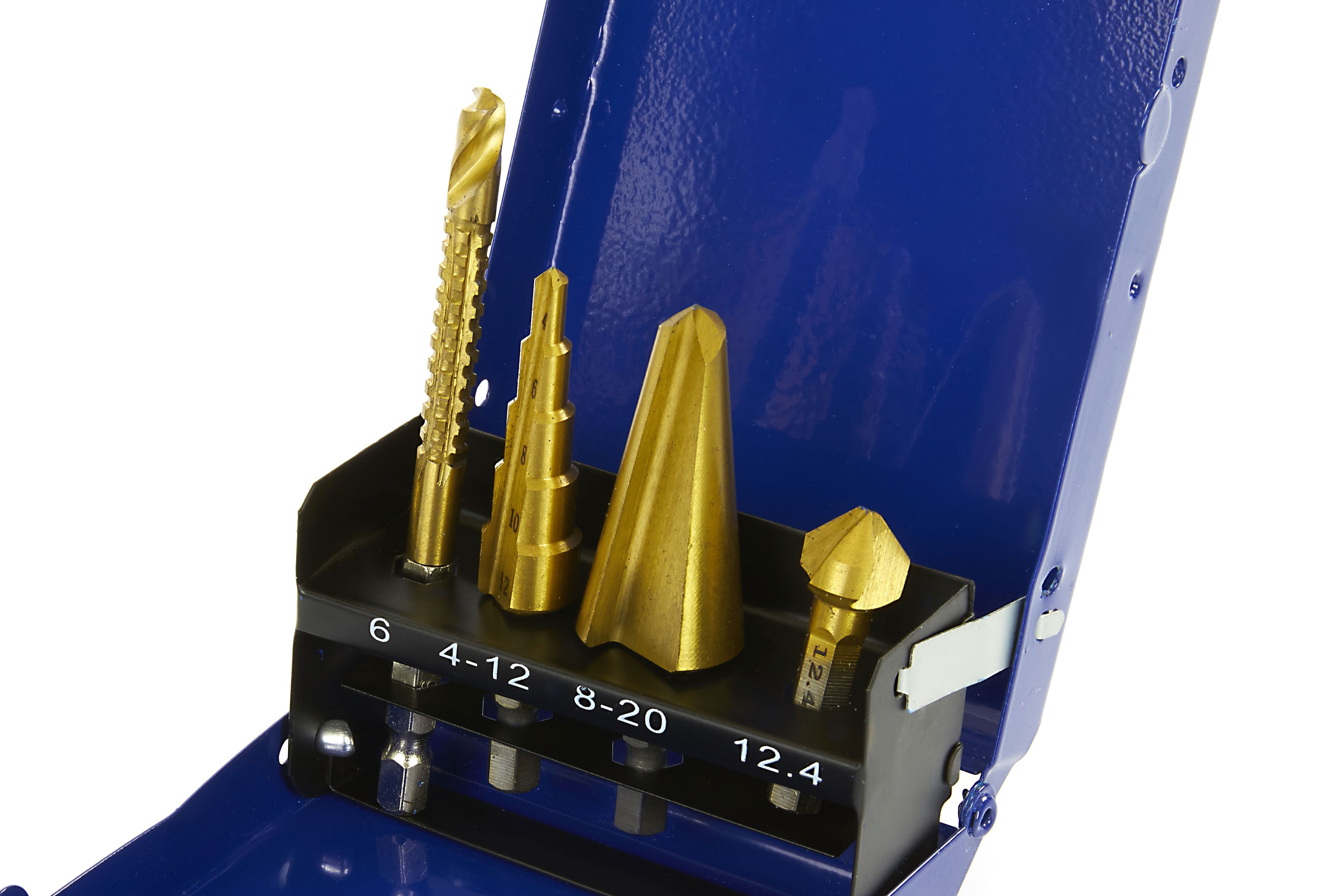 HBM 4 Delige TIN Plaatborenset met HEX aansluiting Image 2