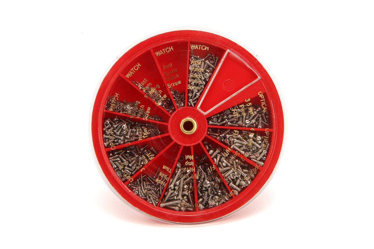 HBM 1000 Piezas Asortimento Tornillos de Reloj
