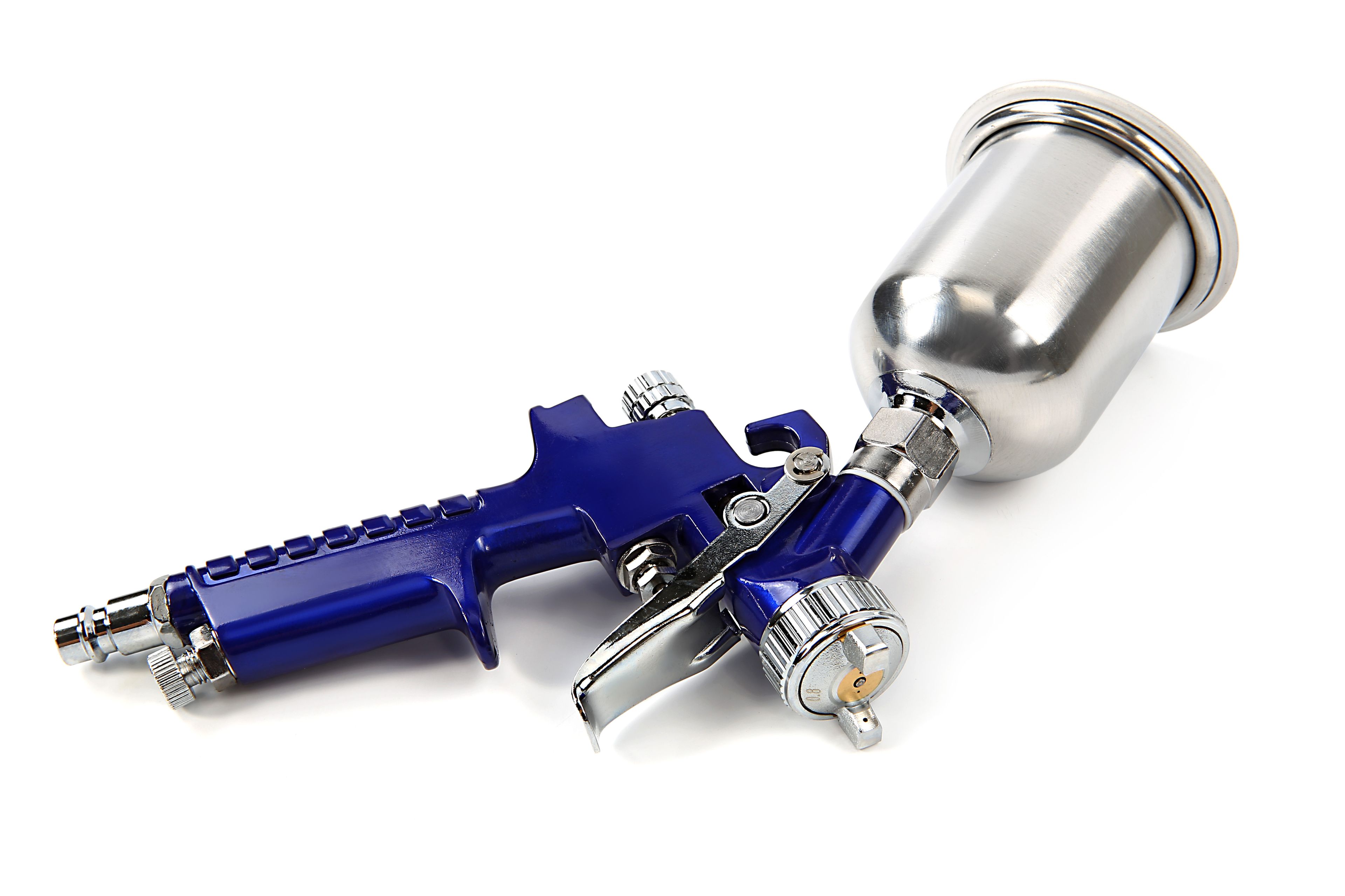 Wiltec Verfpistool H3000 HVLP 2,0 Mm Met 600 Ml Beker - Voor Airbrush En Precisieverf