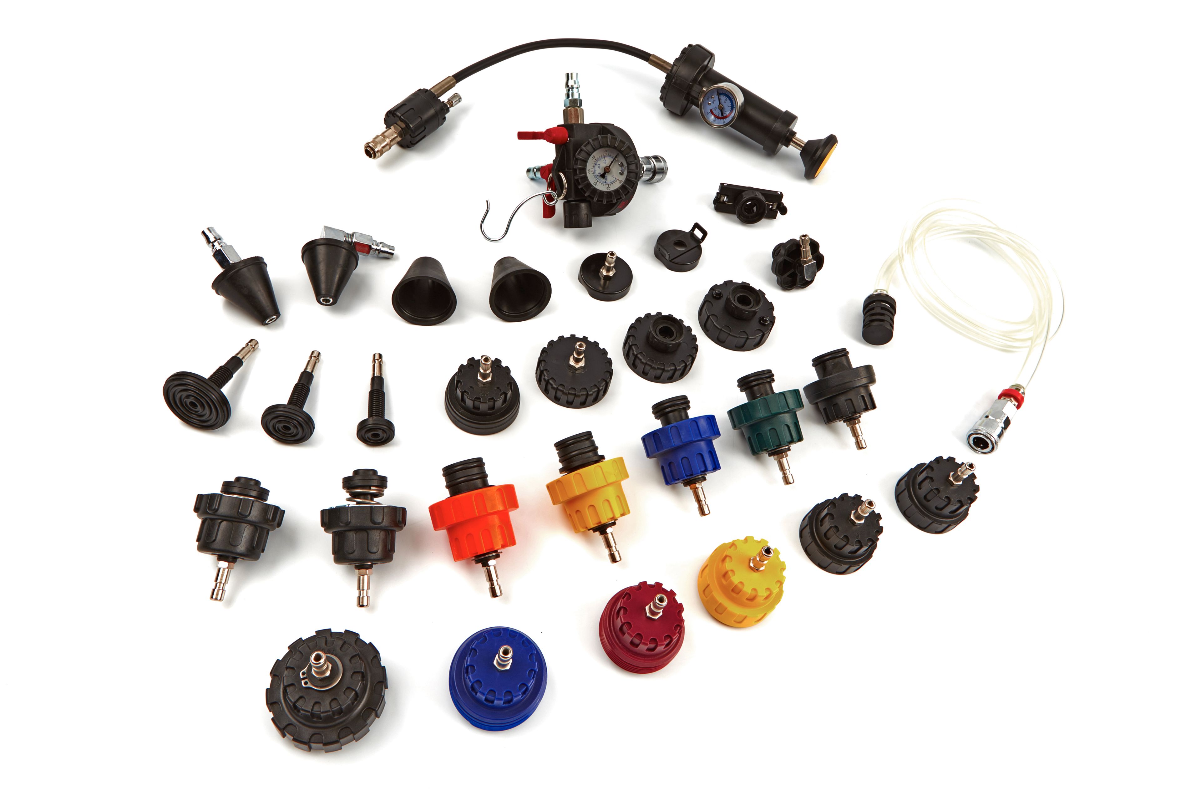 AOK Professional - Kit de diagnostic, de purge et de remplissage du système de refroidissement (32 pièces) Image 3