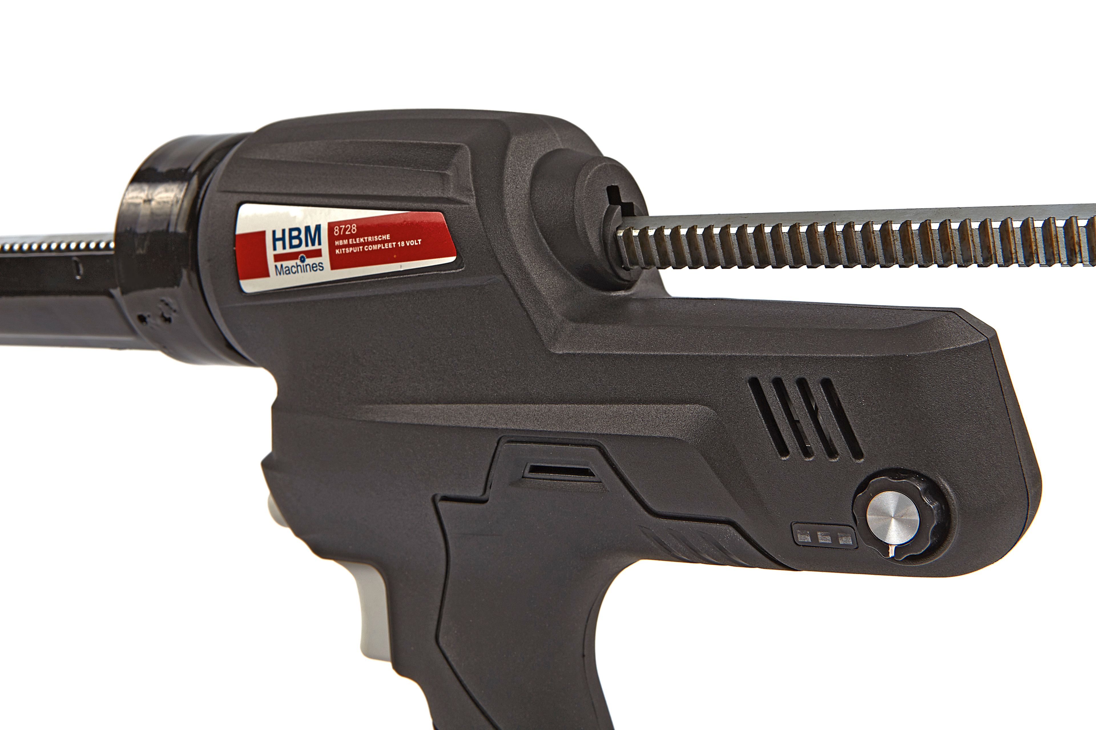 HBM Pistola elettrica per calafataggio completa 18 Volt Image 10