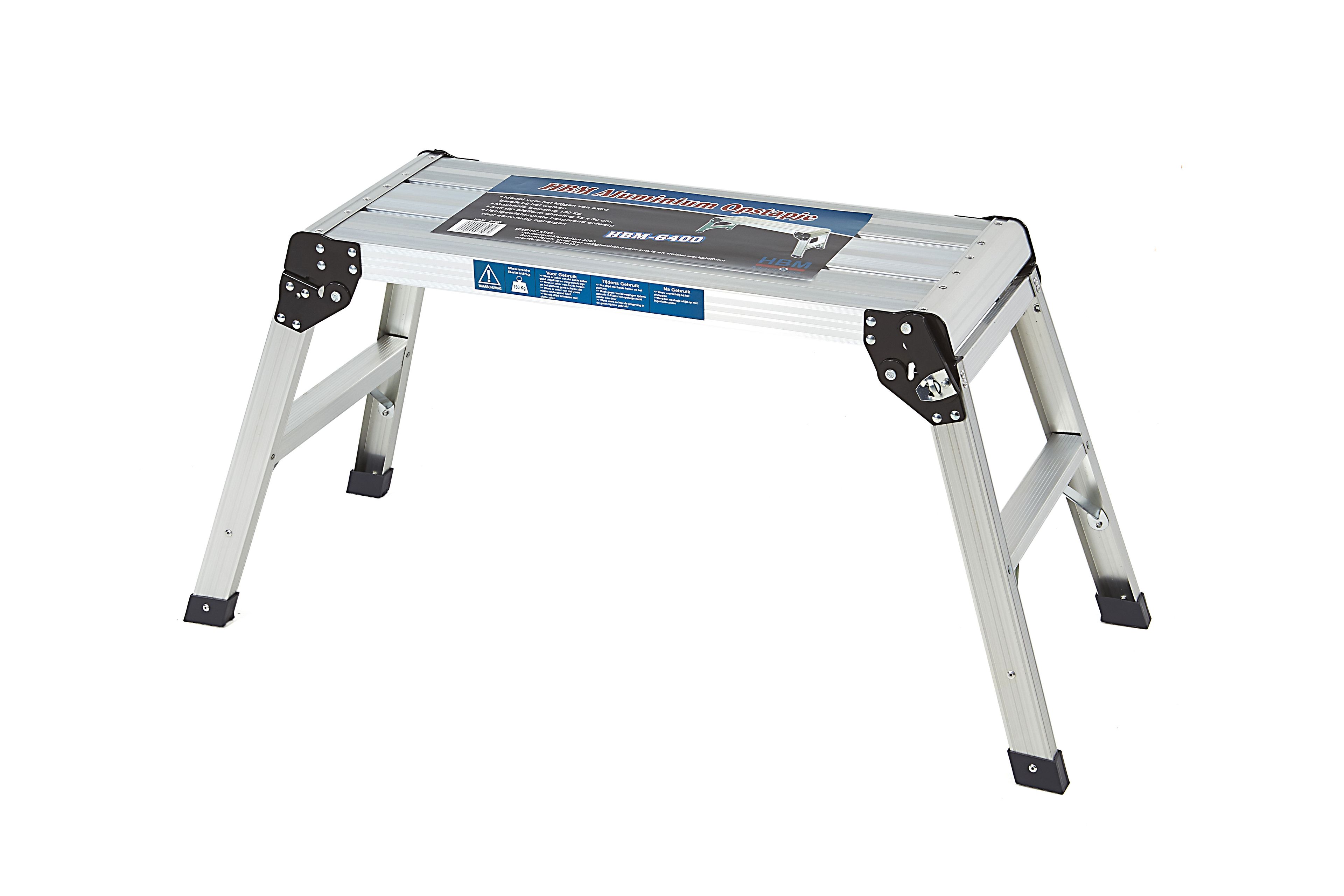 Escalón de aluminio HBM de 150 Kg. 58 x 30 x 48 cm. Image 2