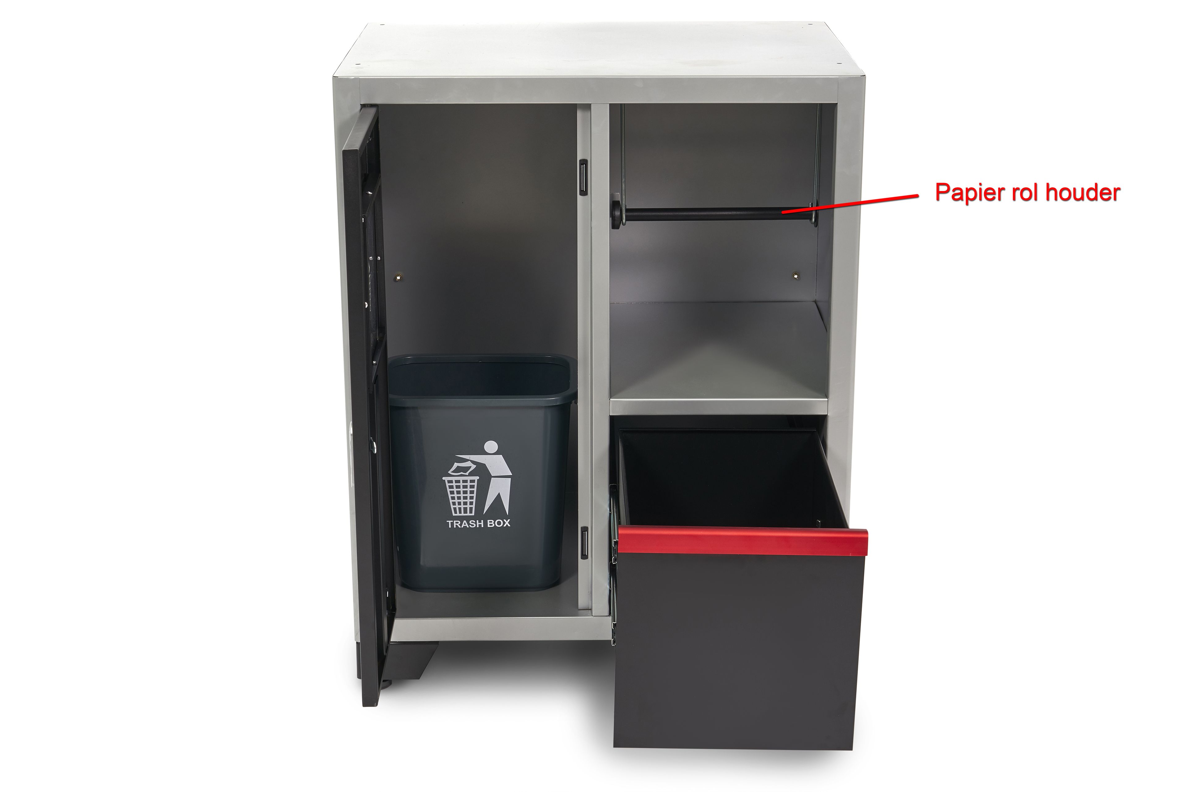 HBM Deluxe Afvalbak en Papierhouder Voor Werkplaatsinrichting Image 6