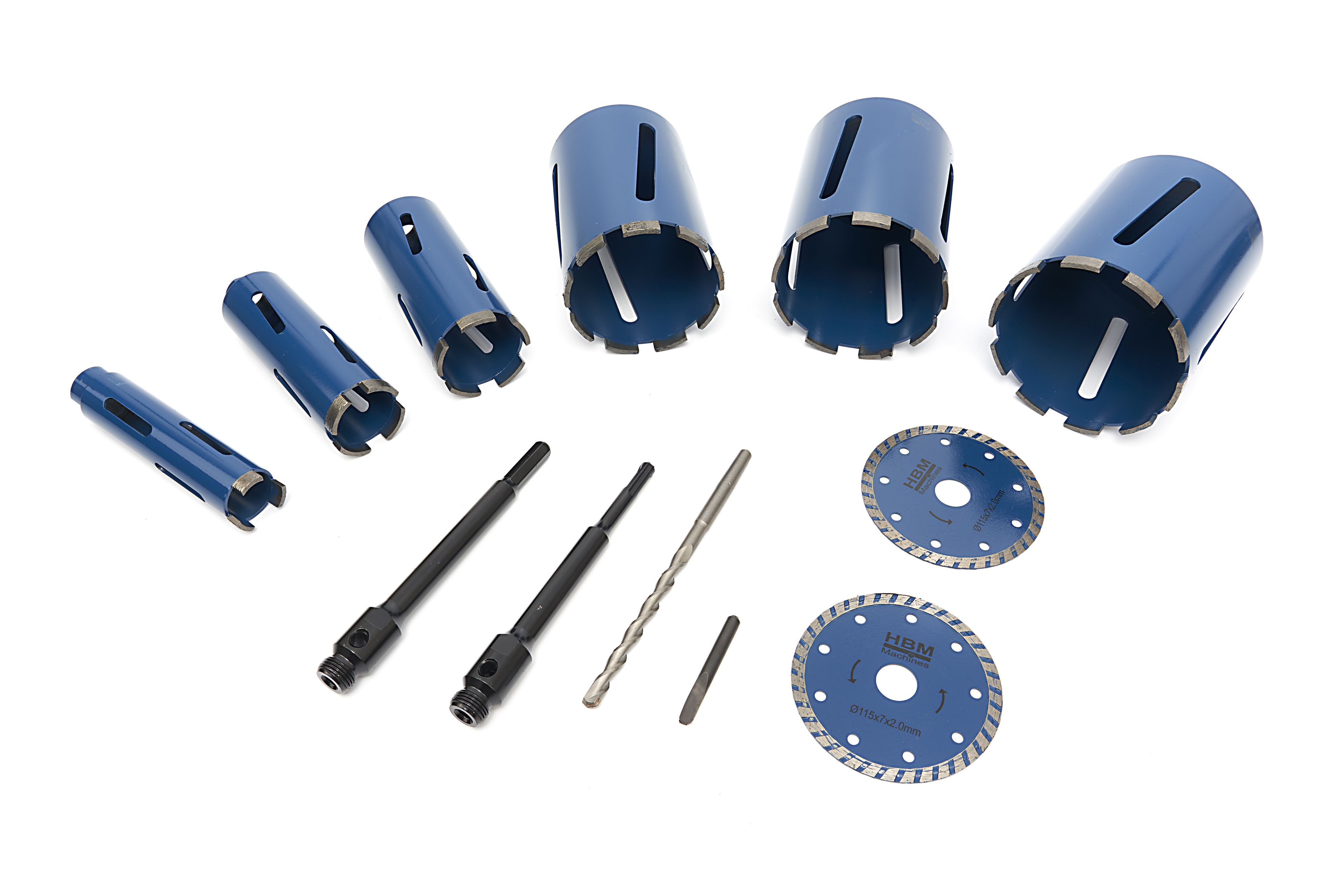 HBM kit de forages à cœur diamant 12 pièces Image 4