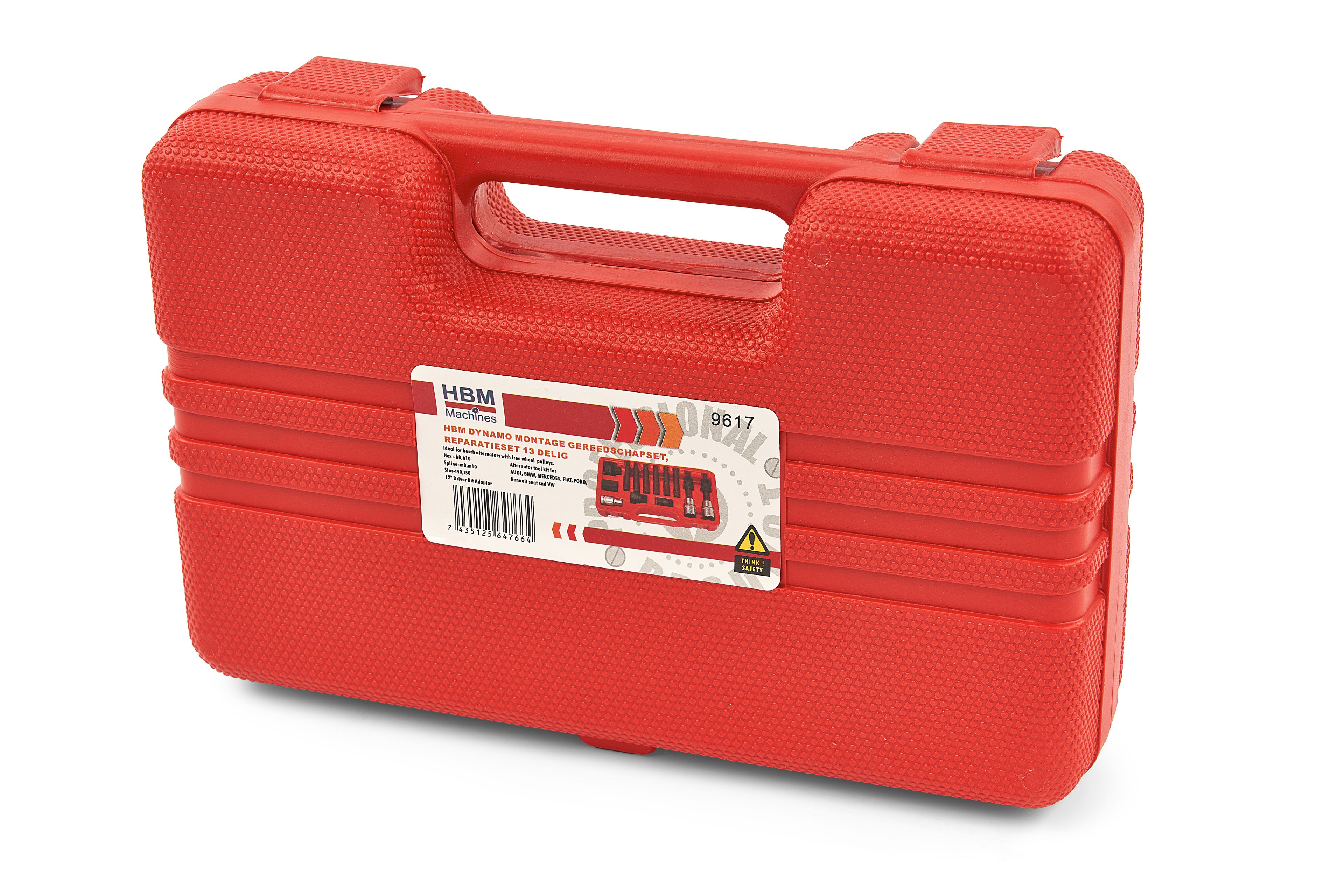 HBM Jeu d'outils de montage de dynamo, jeu de réparation 13 pièces Image 4