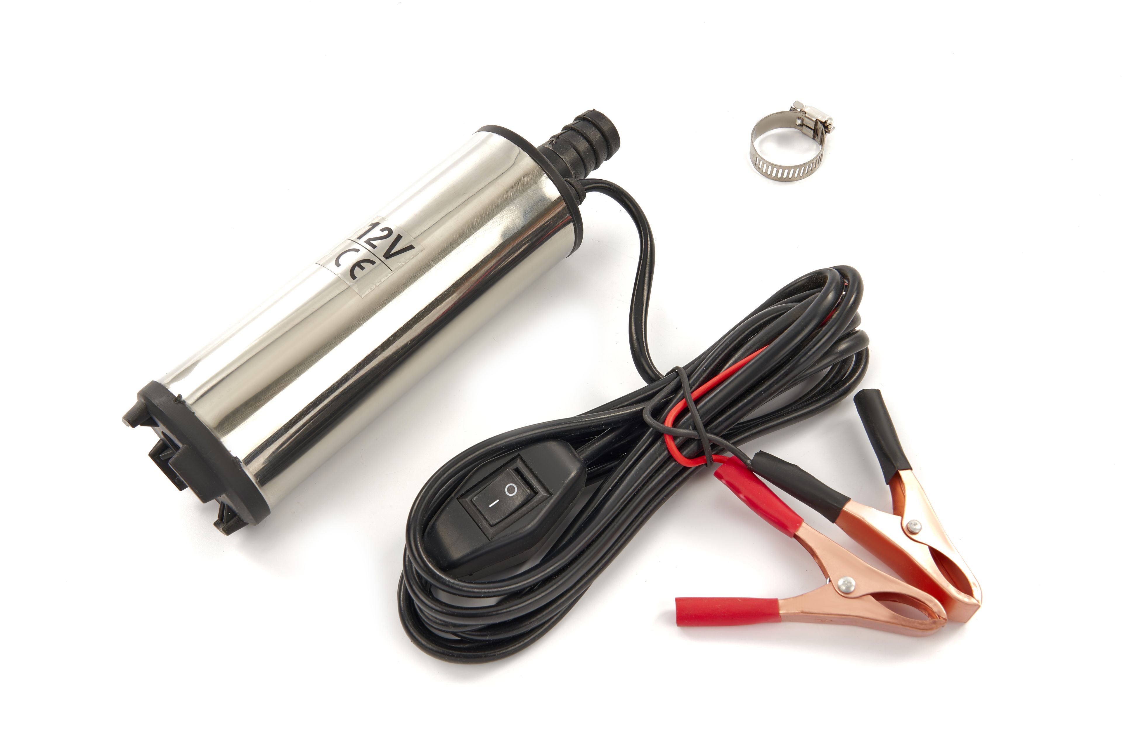 HBM Pompes à siphon mini en acier inoxydable 12 volts