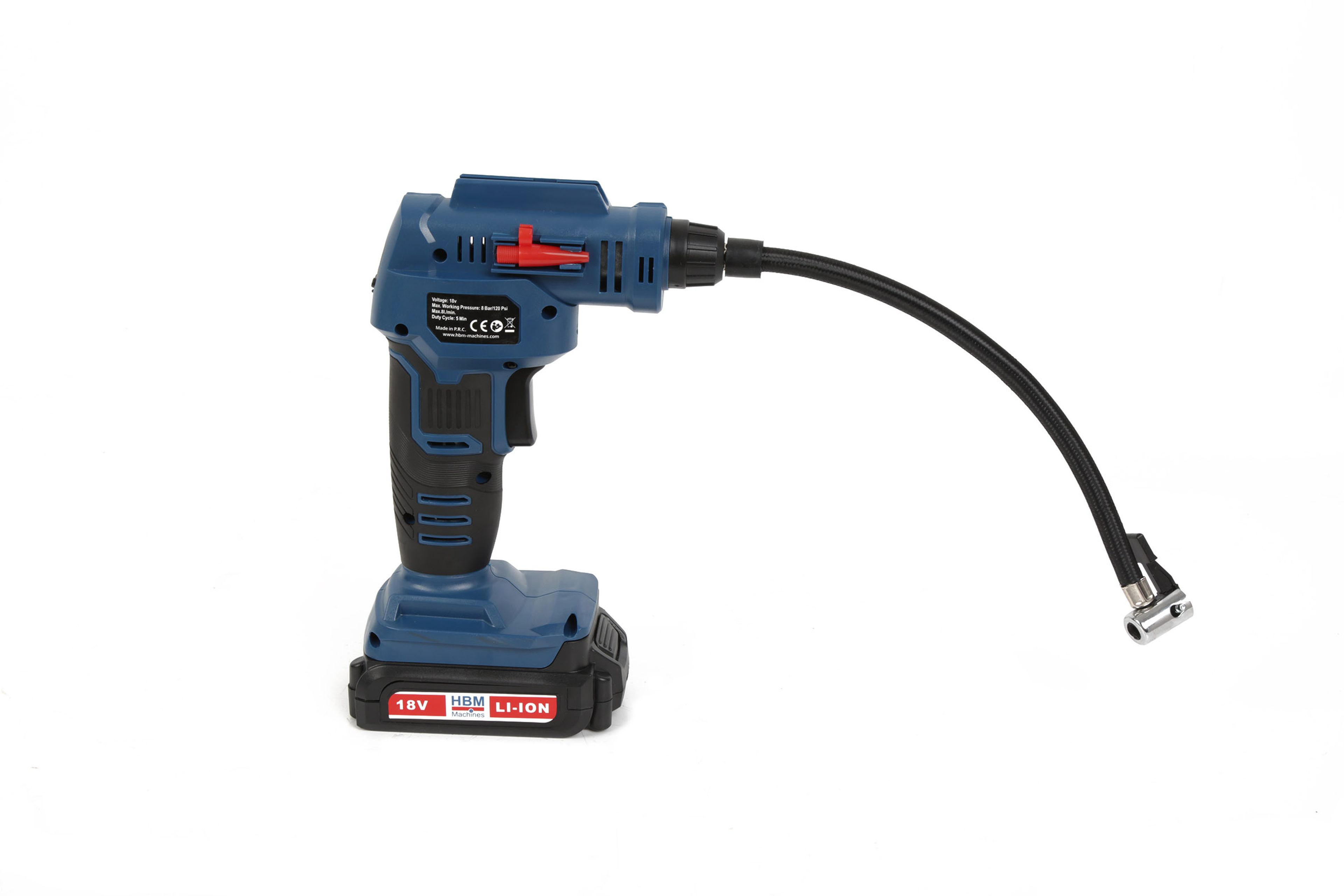 HBM Compressore da 18 Volt a batteria con accessori Image 2