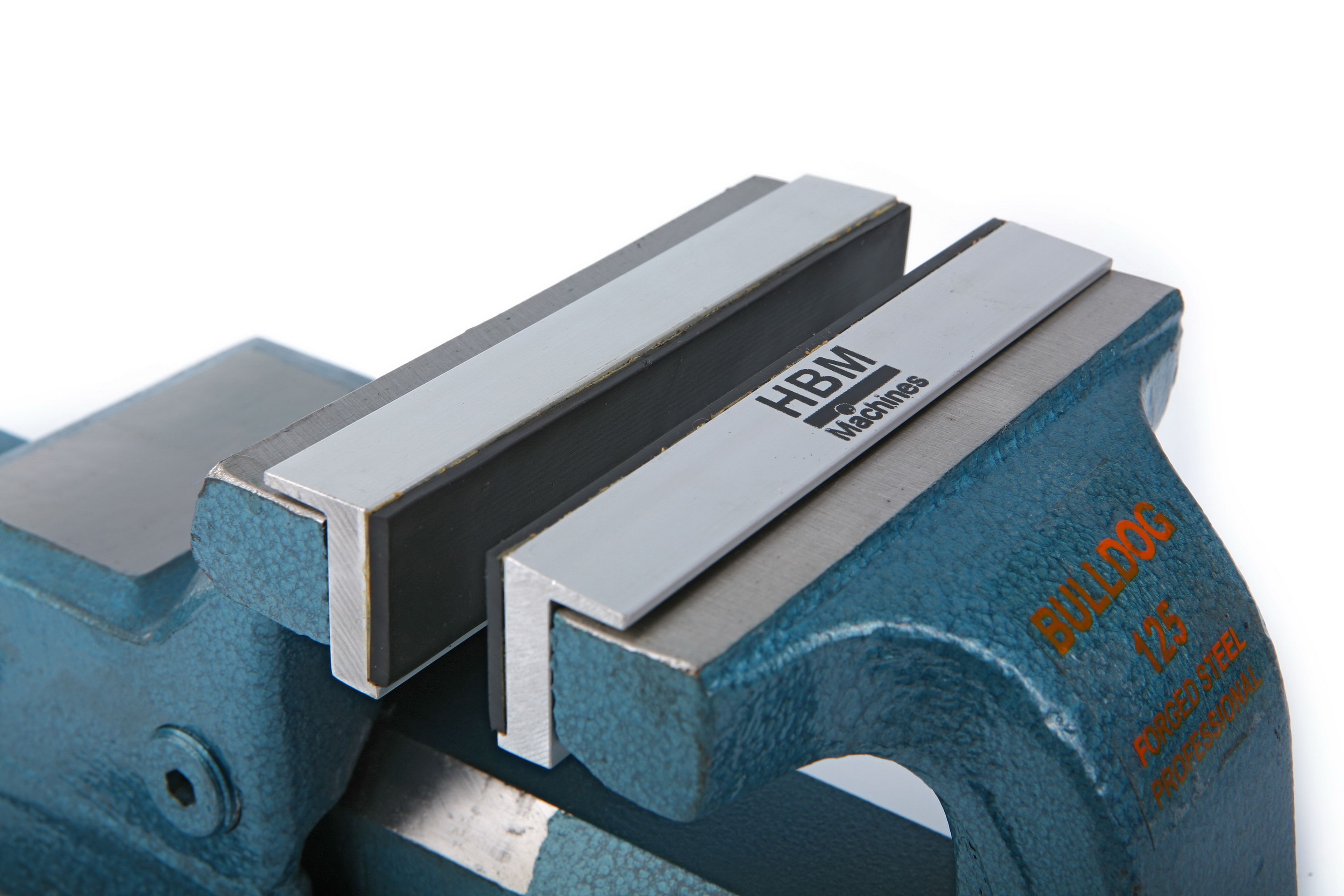 Mâchoires supérieures en aluminium HBM avec caoutchouc 200 mm Image 2