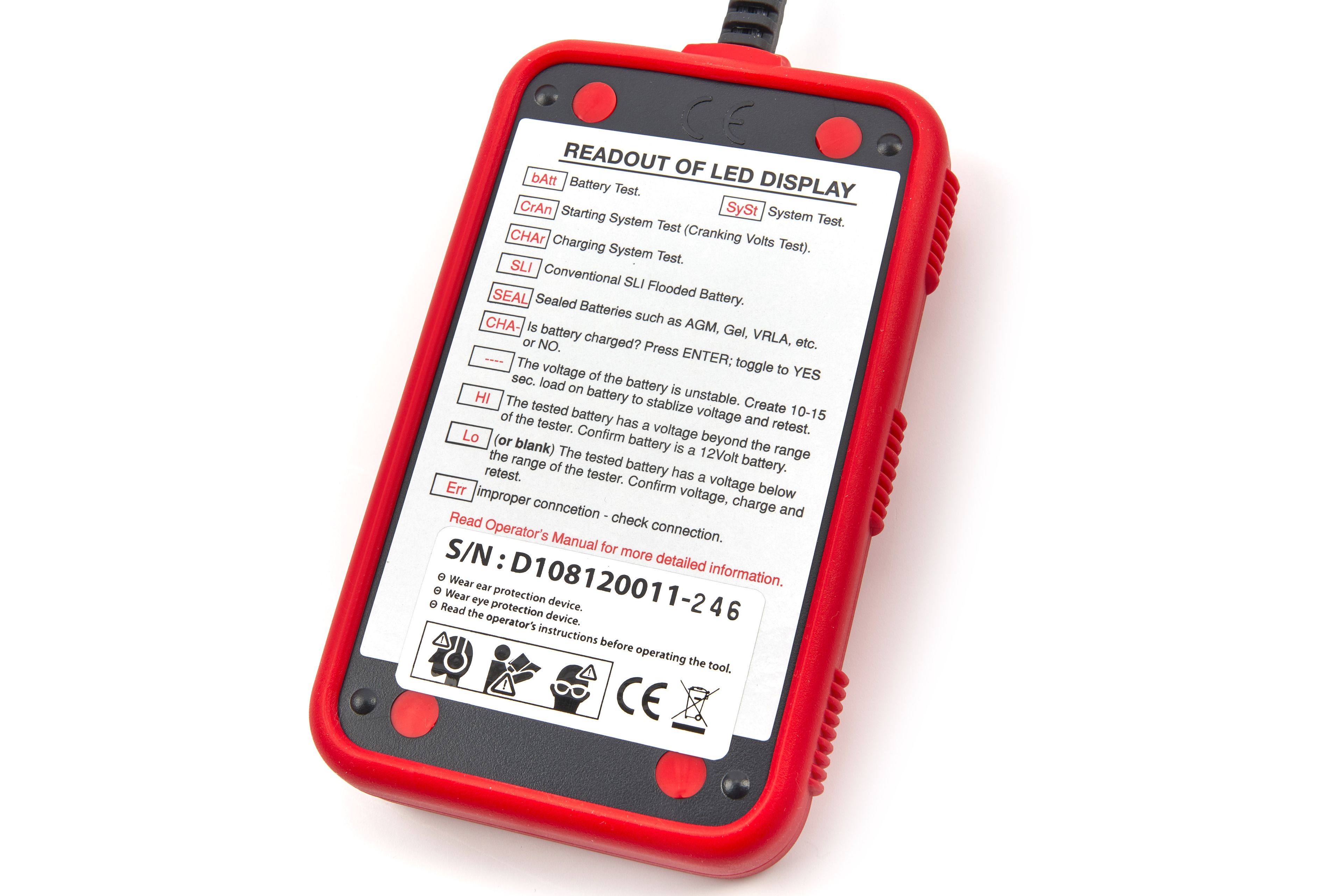 AOK professionele accu- en dynamotester, accubewaker, 50 cm Image 5