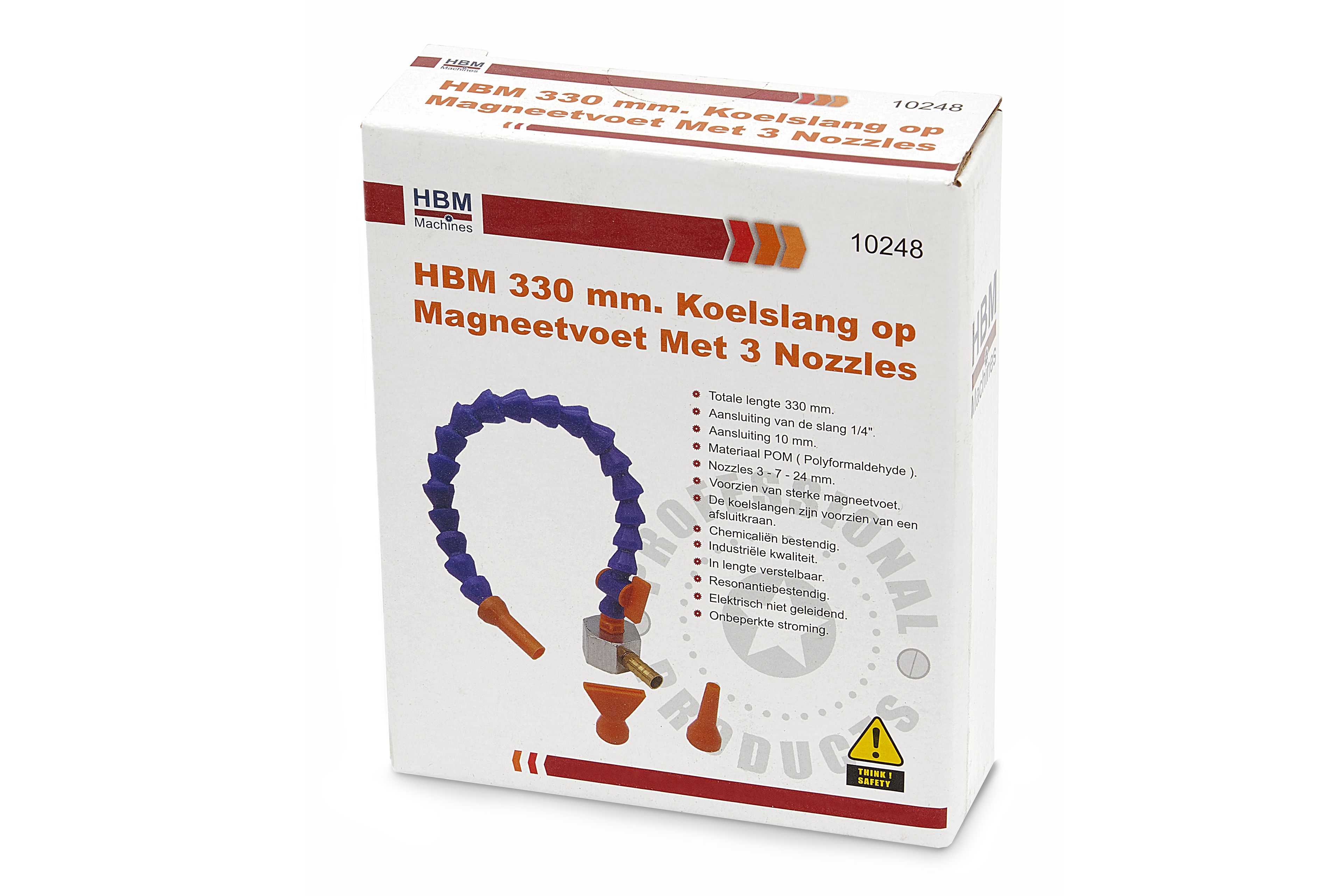 HBM 300 mm. Tuyau de refroidissement sur base magnétique avec 3 buses Image 4