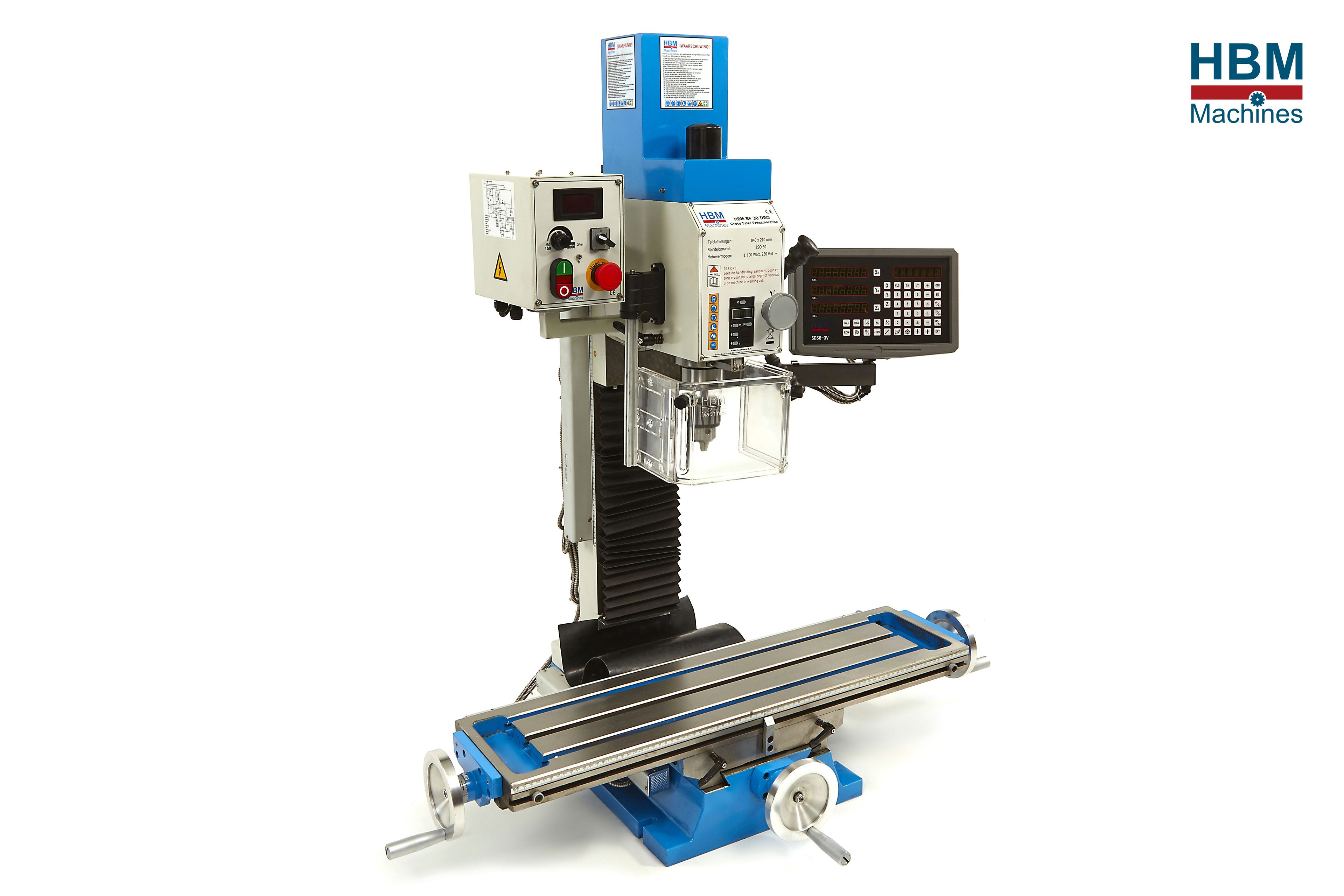 HBM fraiseuse BF 30 grande table affichage numérique Image 3