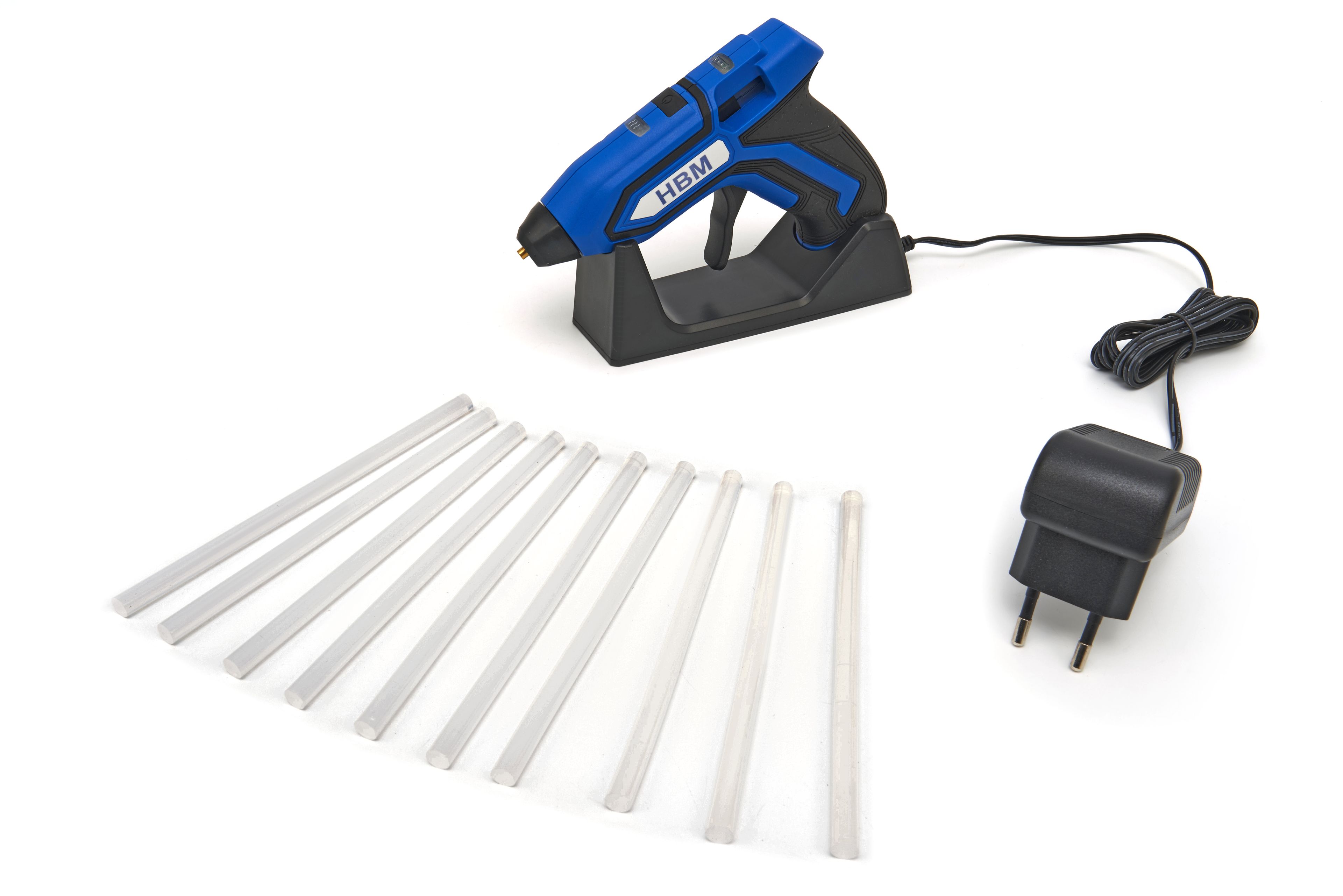 HBM 3.7V Oplaadbaar Lijmpistool Inclusief Standaard en 10 Lijmpatronen Image 6