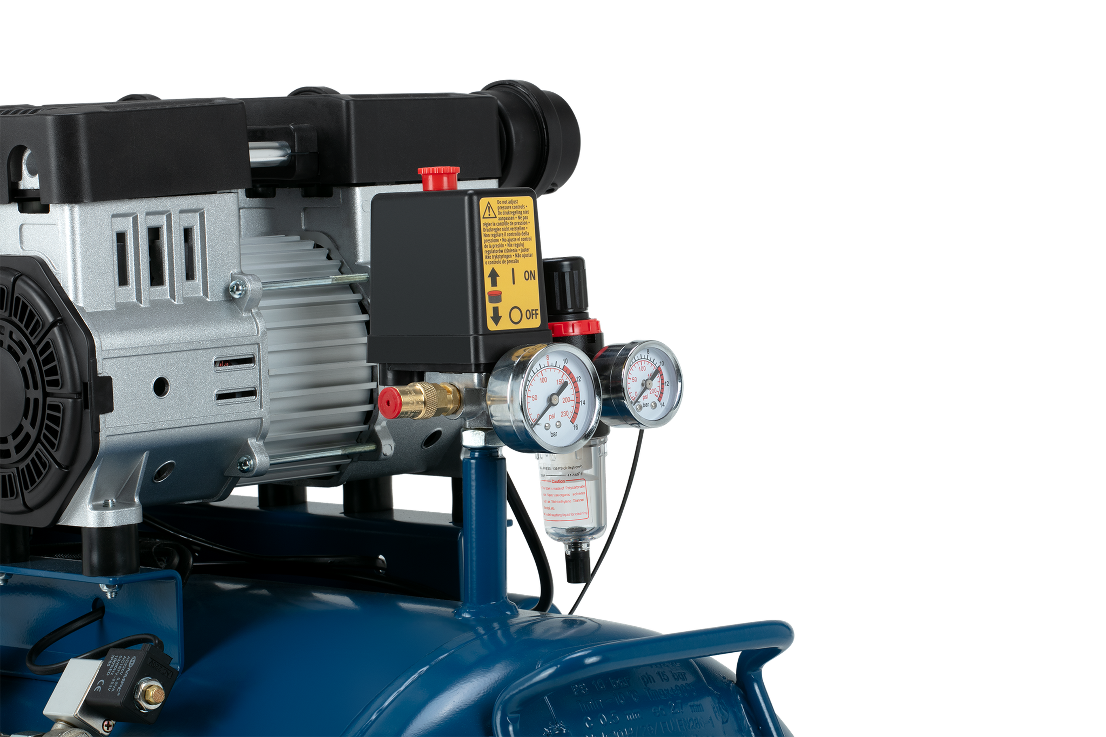 HBM compressore silenzioso, 4 HP, 120 litri Image 8