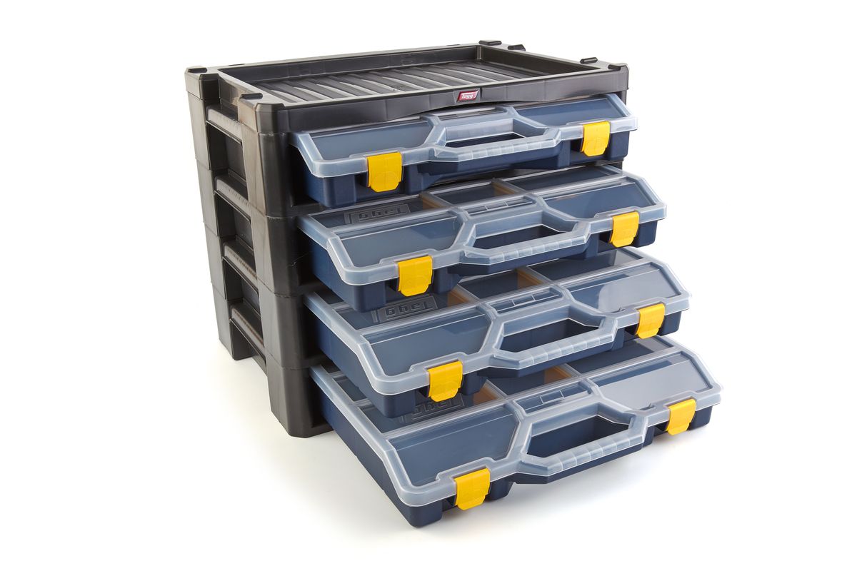 Tayg Sortimentskasten / Multibox 3 Blau