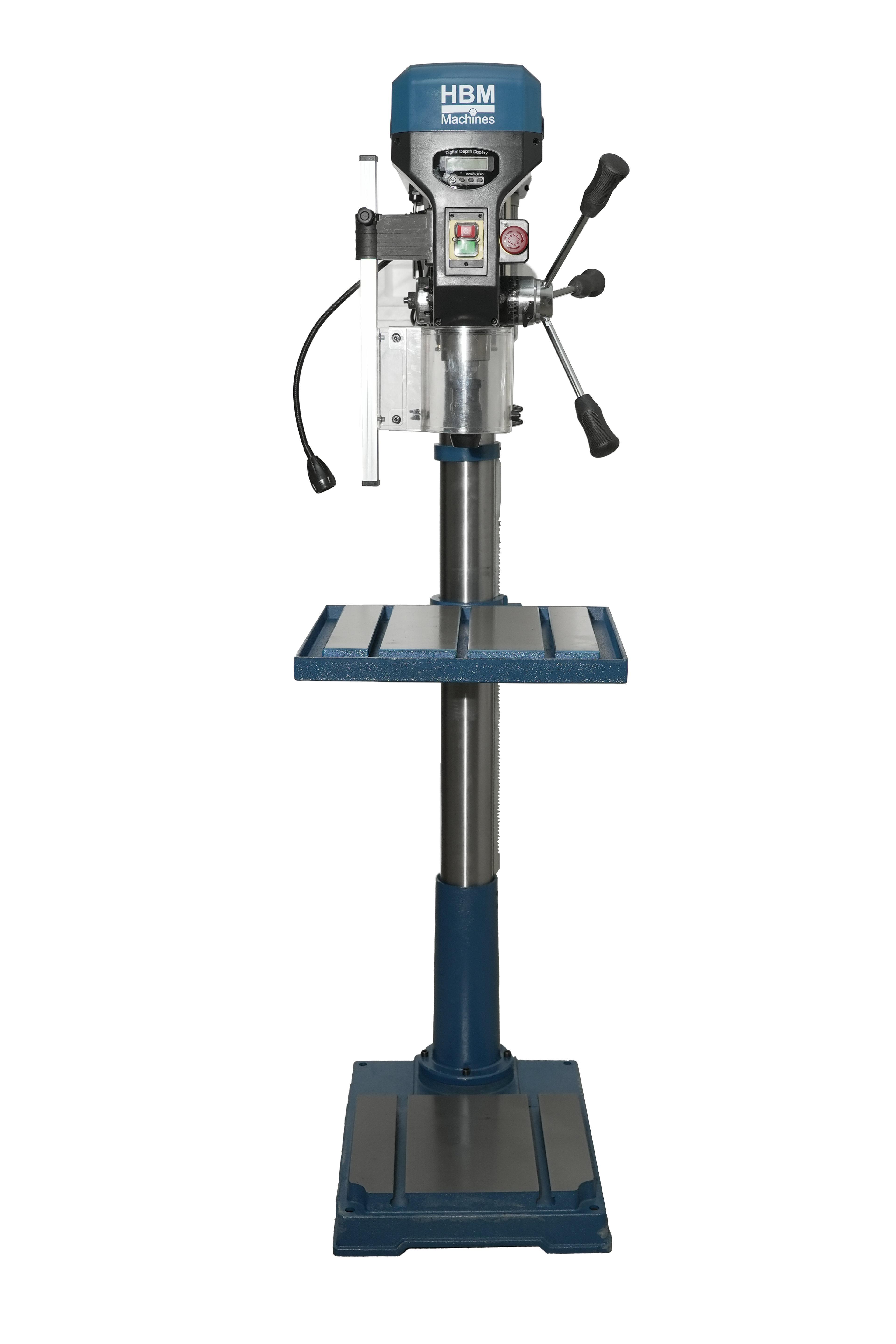 HBM 32 mm Kolomboormachine Vloermodel Met Digtale Uitlezing 230 Volt Image 2