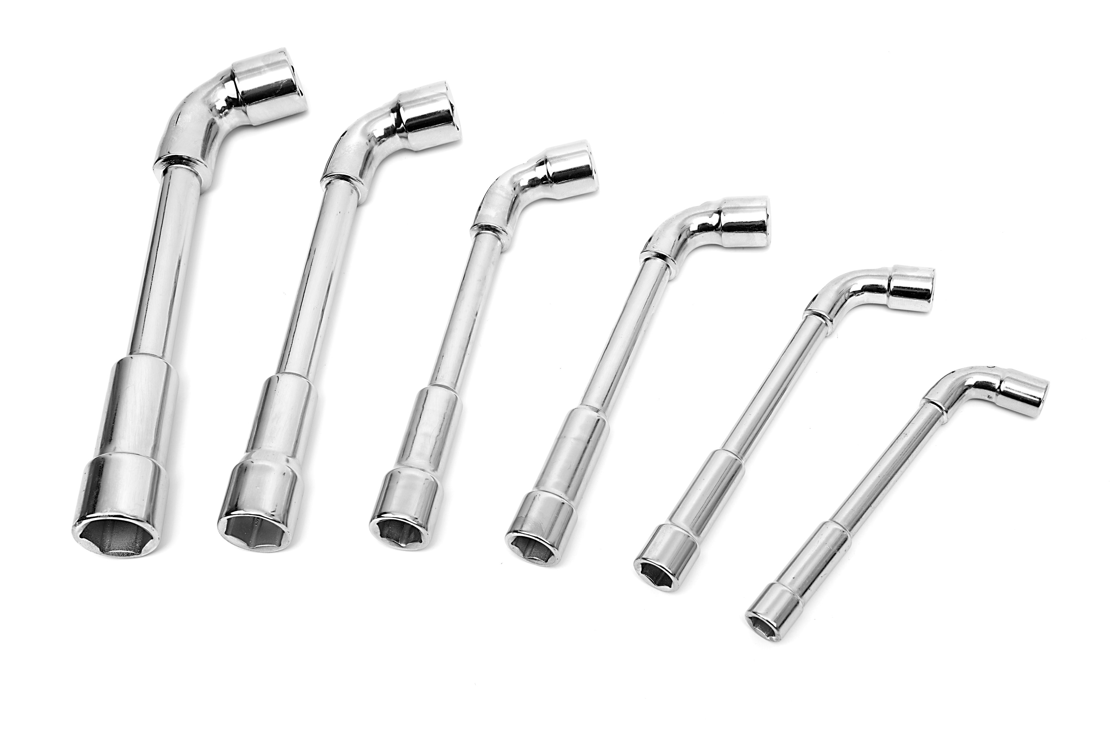 HBM 6 Delige Haakse, Open Pijpsleutelset