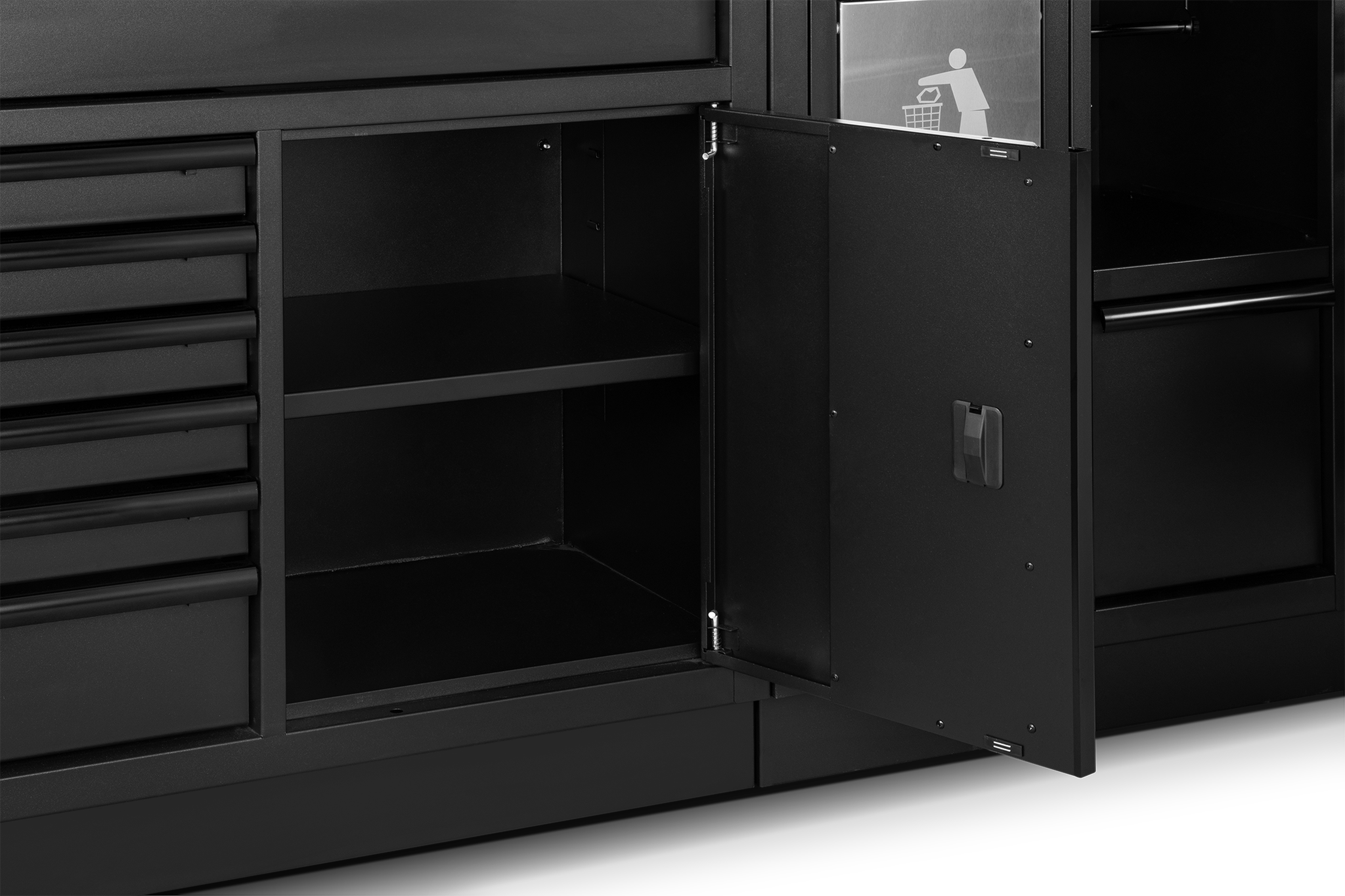 HBM modulair werkplaatssysteem 10-delig, zwart Image 15