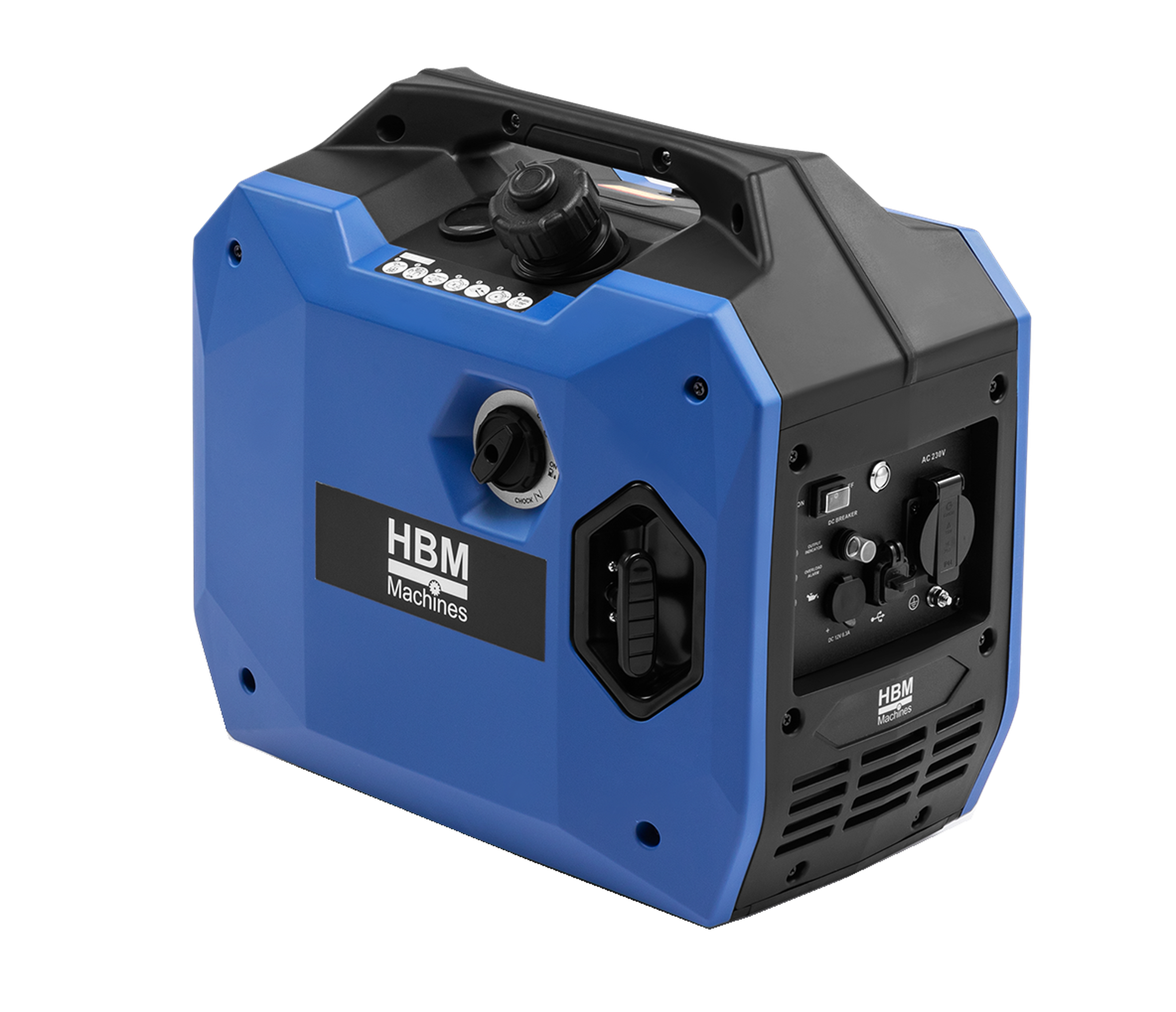 HBM aggregaat 1800 W, 230 V, benzine, inverter