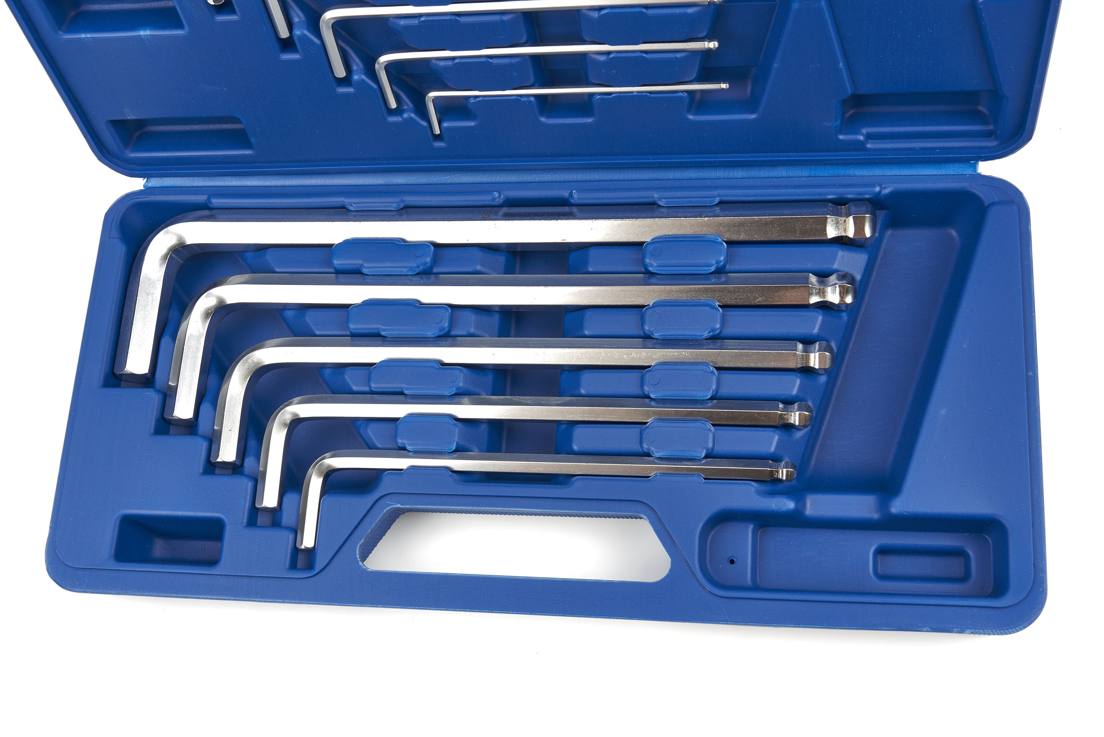 HBM 10-teiliger langer metrischer Winkelschraubendreher-Satz BIG Sizes Image 3