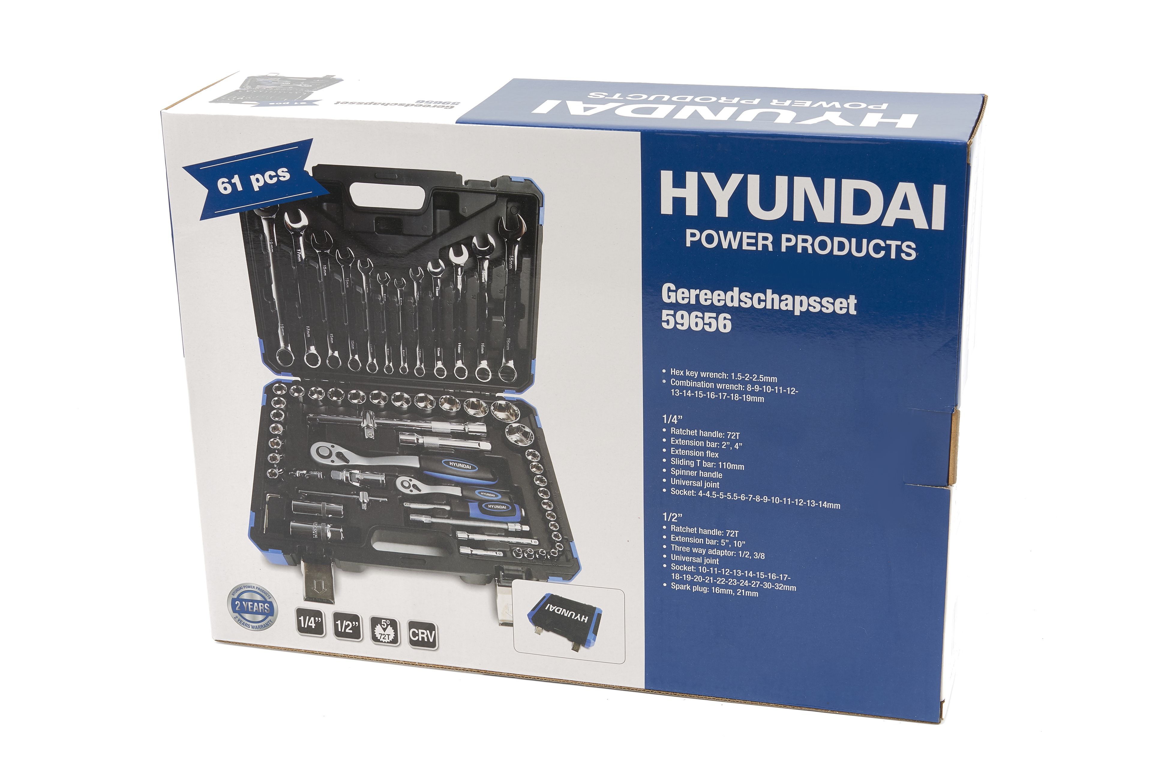 Set di attrezzi Hyundai da 61 pezzi Image 10