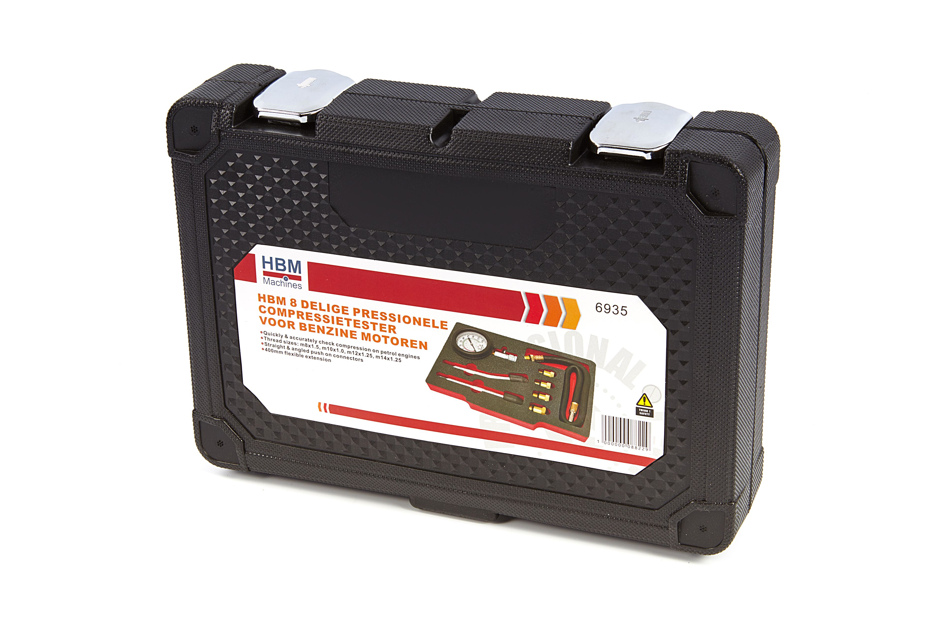 HBM Testeur de compression professionnel 8 pièces pour moteurs à essence Image 5