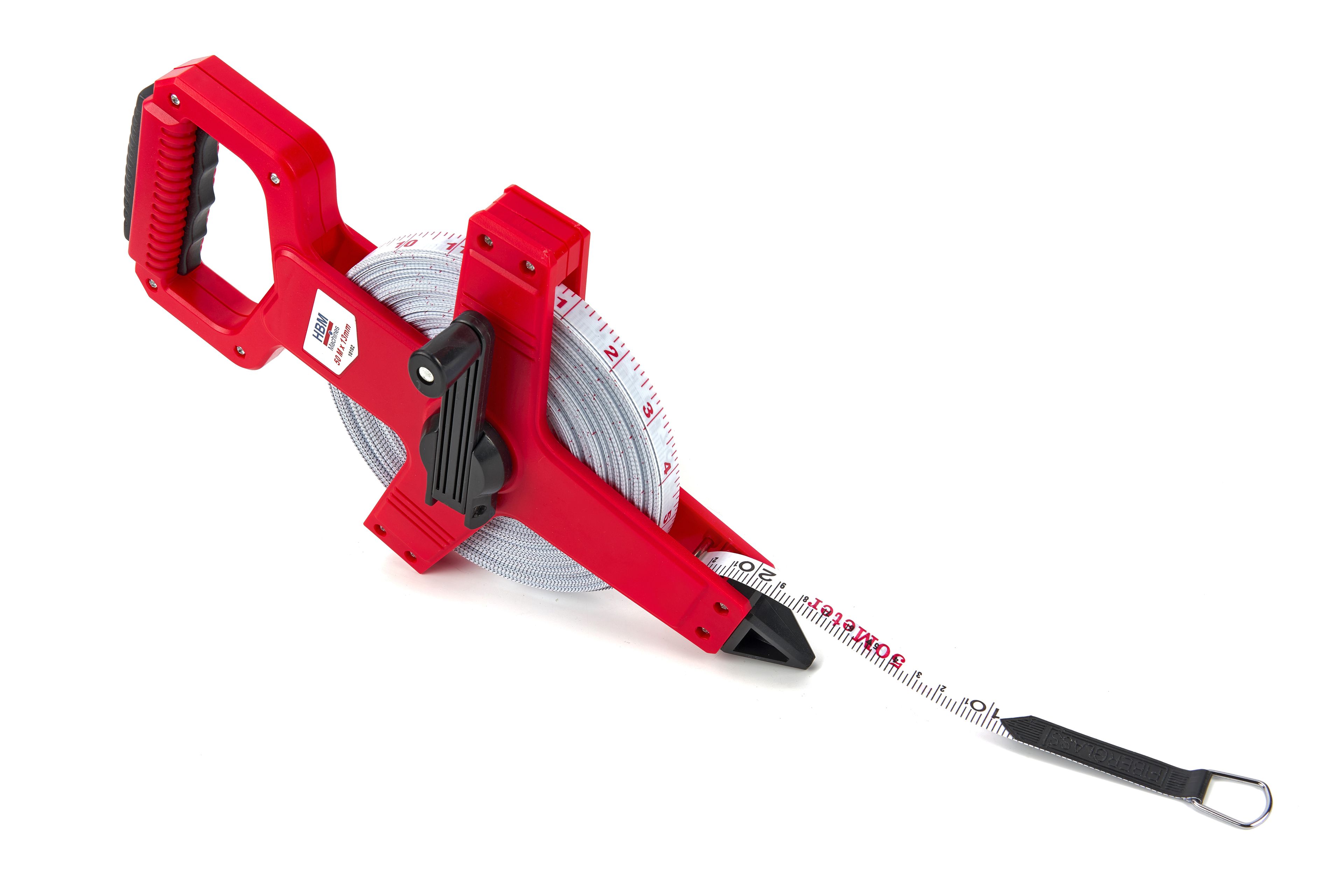 HBM 50 m x 13 mm ruban à mesurer en fibre de verre, ruban à mesurer, arpenteur Image 2