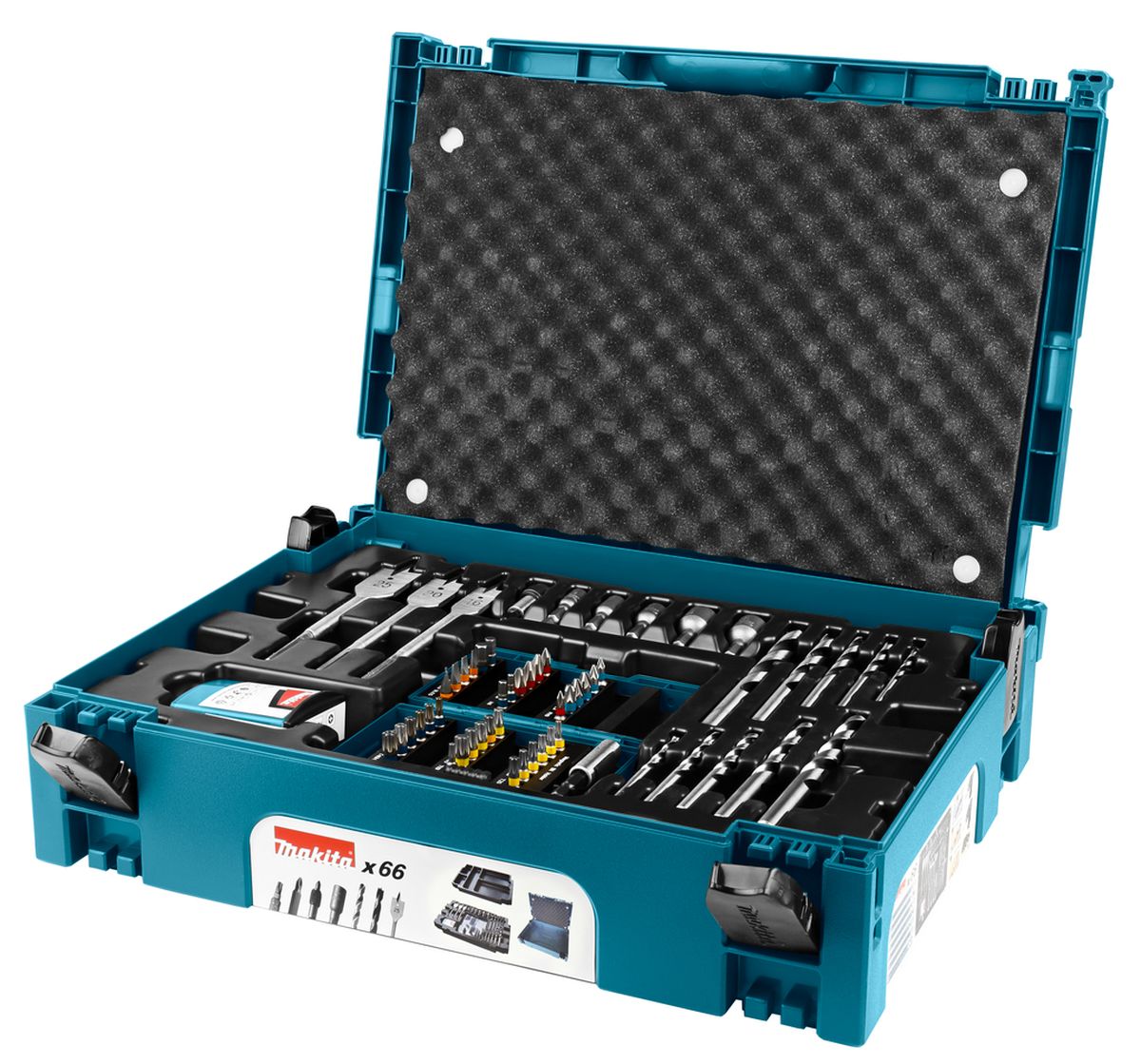 Conjunto de brocas/atornilladores Makita de 66 piezas B-43044