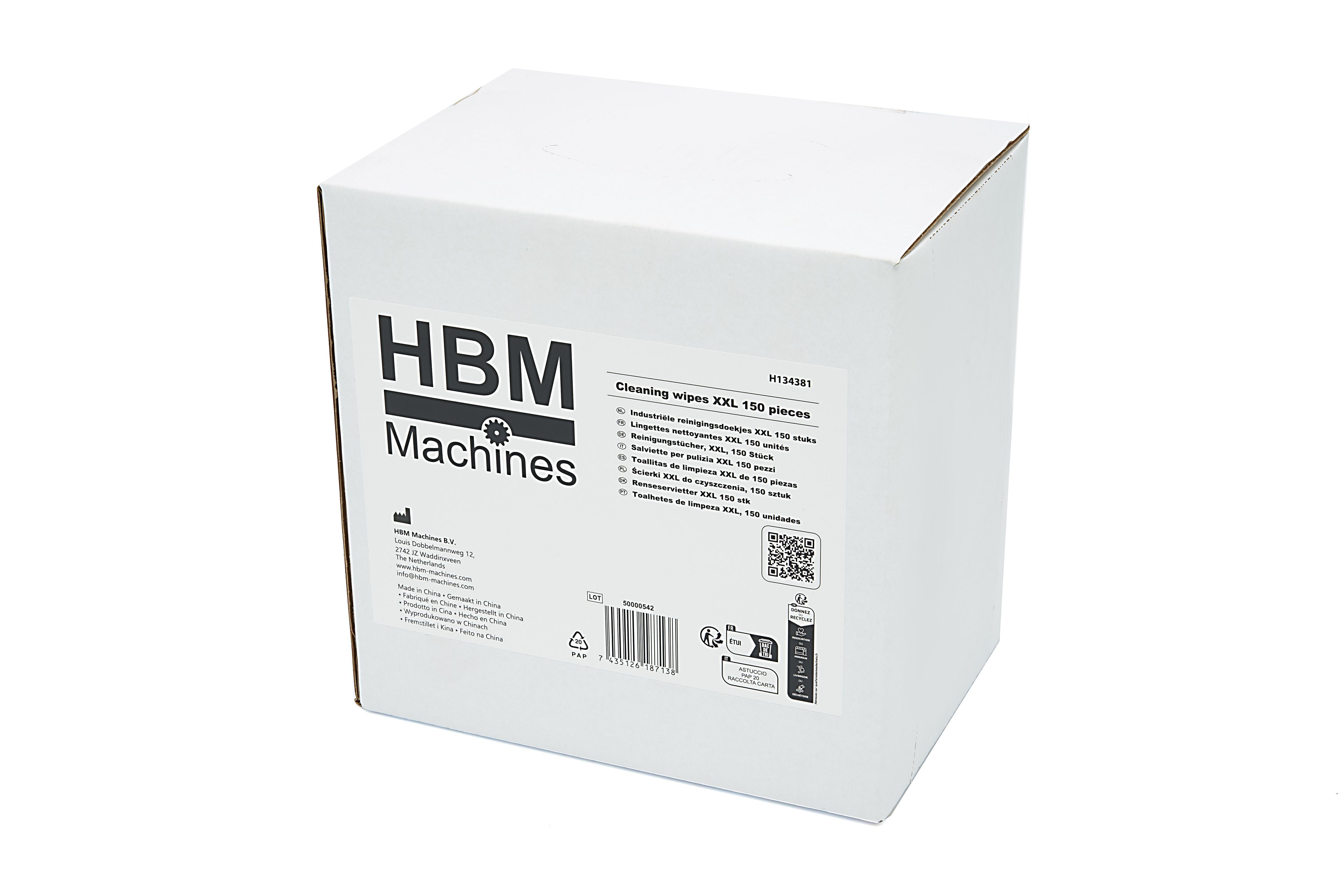 HBM Lingettes de Nettoyage Industrielles, Lingettes XXL, 150 pièces Image 2