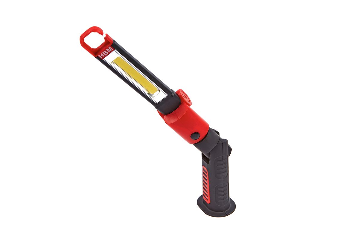 HBM linterna LED plegable 200 lúmenes, roja