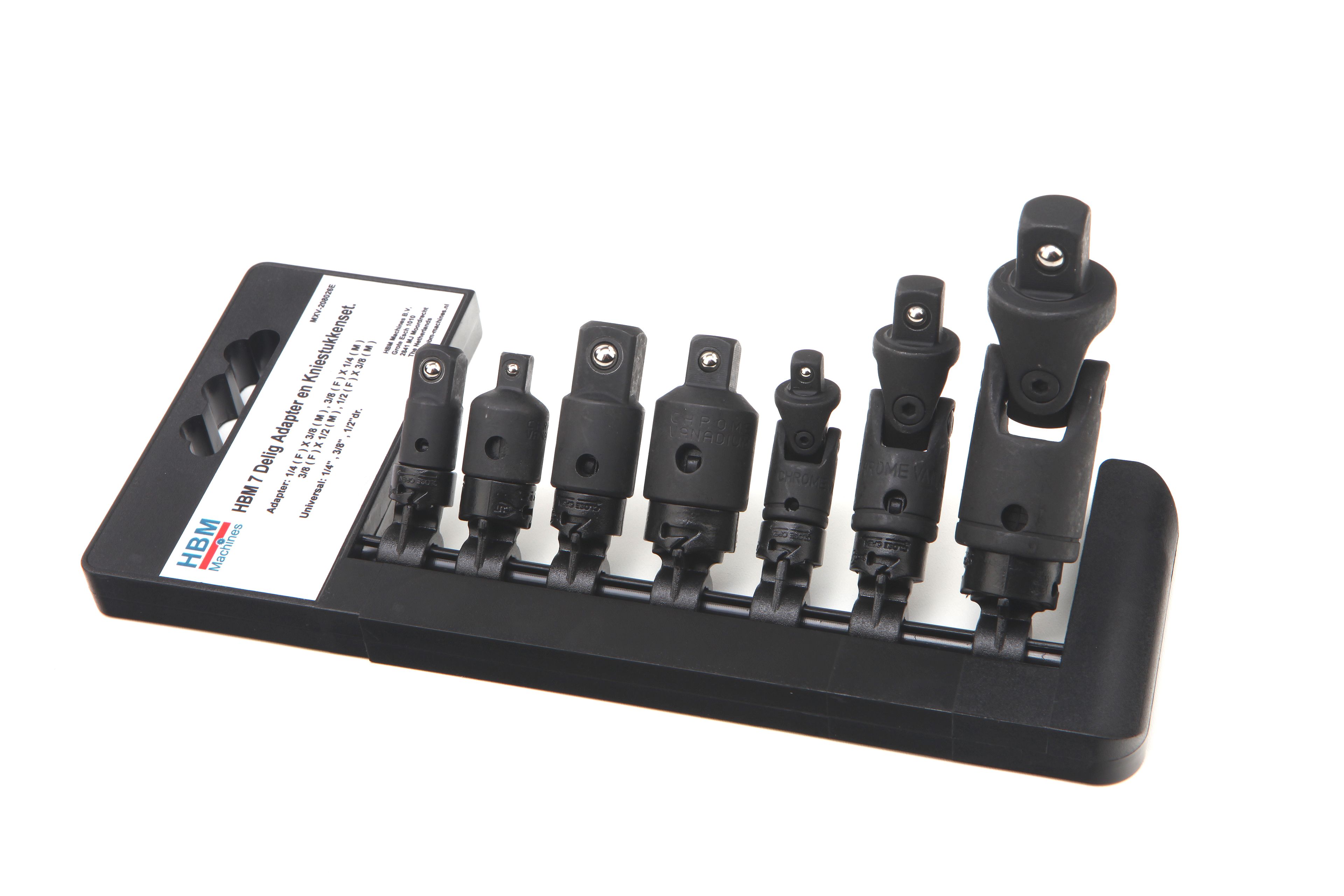 HBM 7 Delige Kracht Adapter en Kniestukkenset