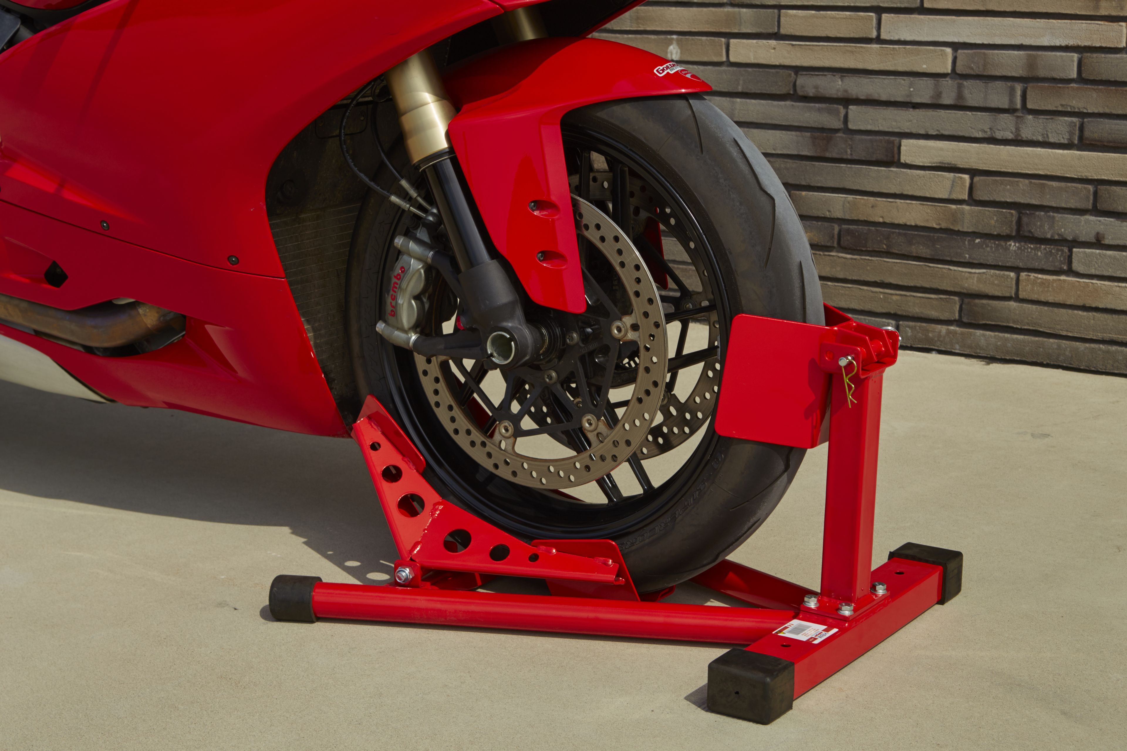 HBM Inrijwielklem Model 1 - ROOD Image 5