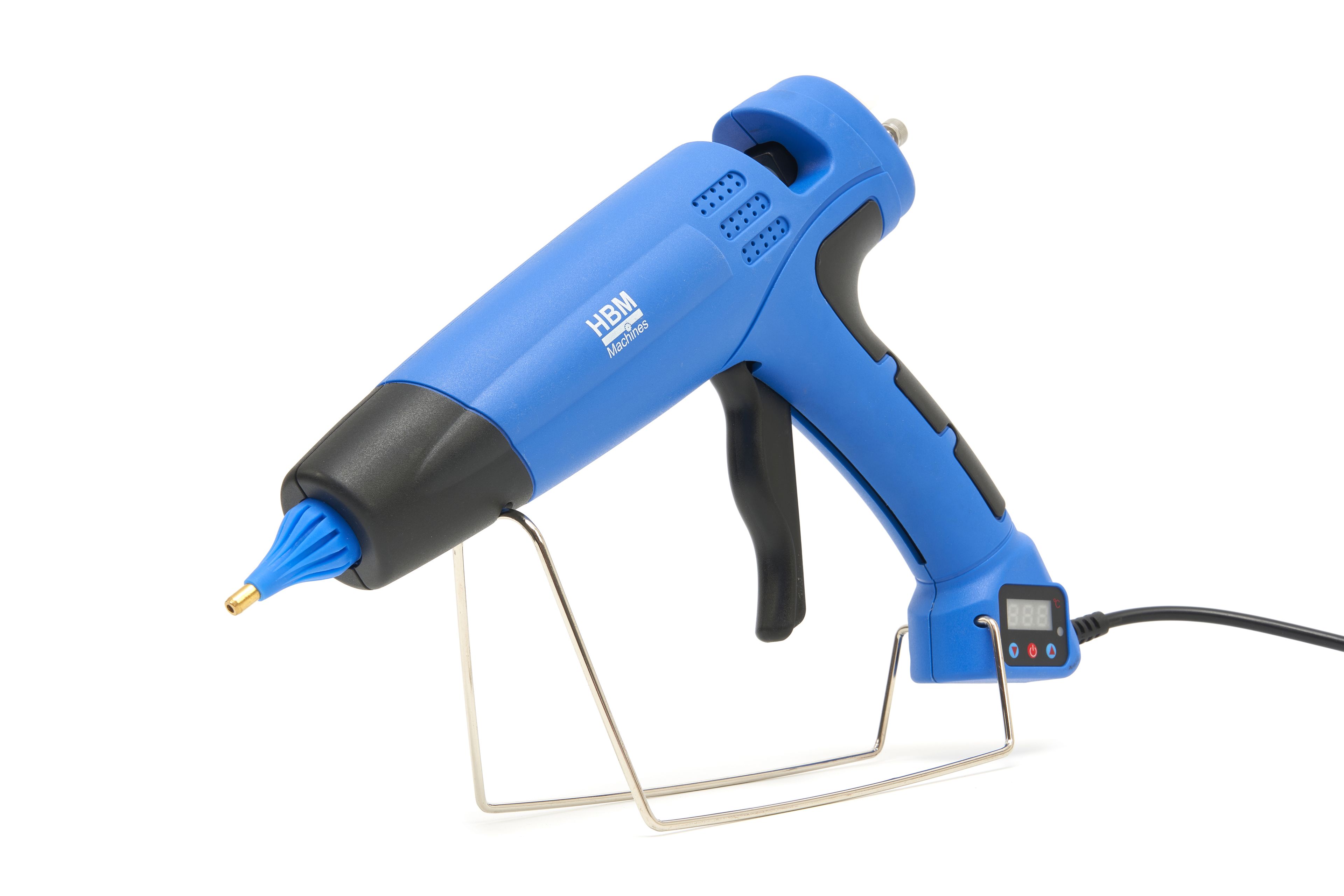 HBM 500 Watt 11 mm. Pistolet à colle professionnel avec température réglable et affichage numérique Image 3