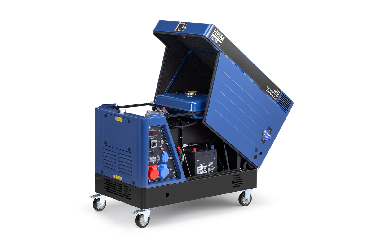HBM generador diésel con motor diésel de 733 cm³ 230V/400V 8500W